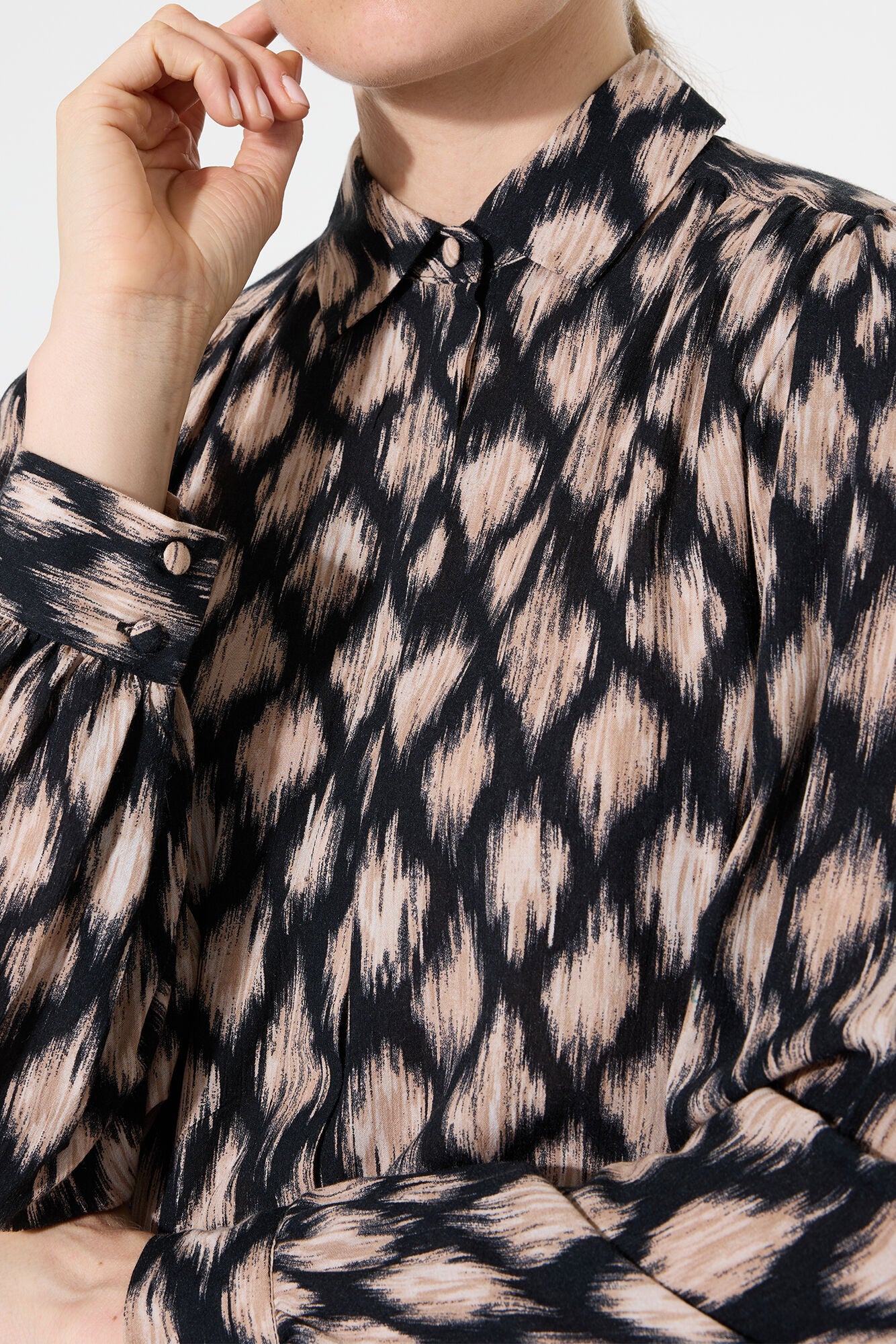 Garcia - Brushed Diamond LS Shirt - Black