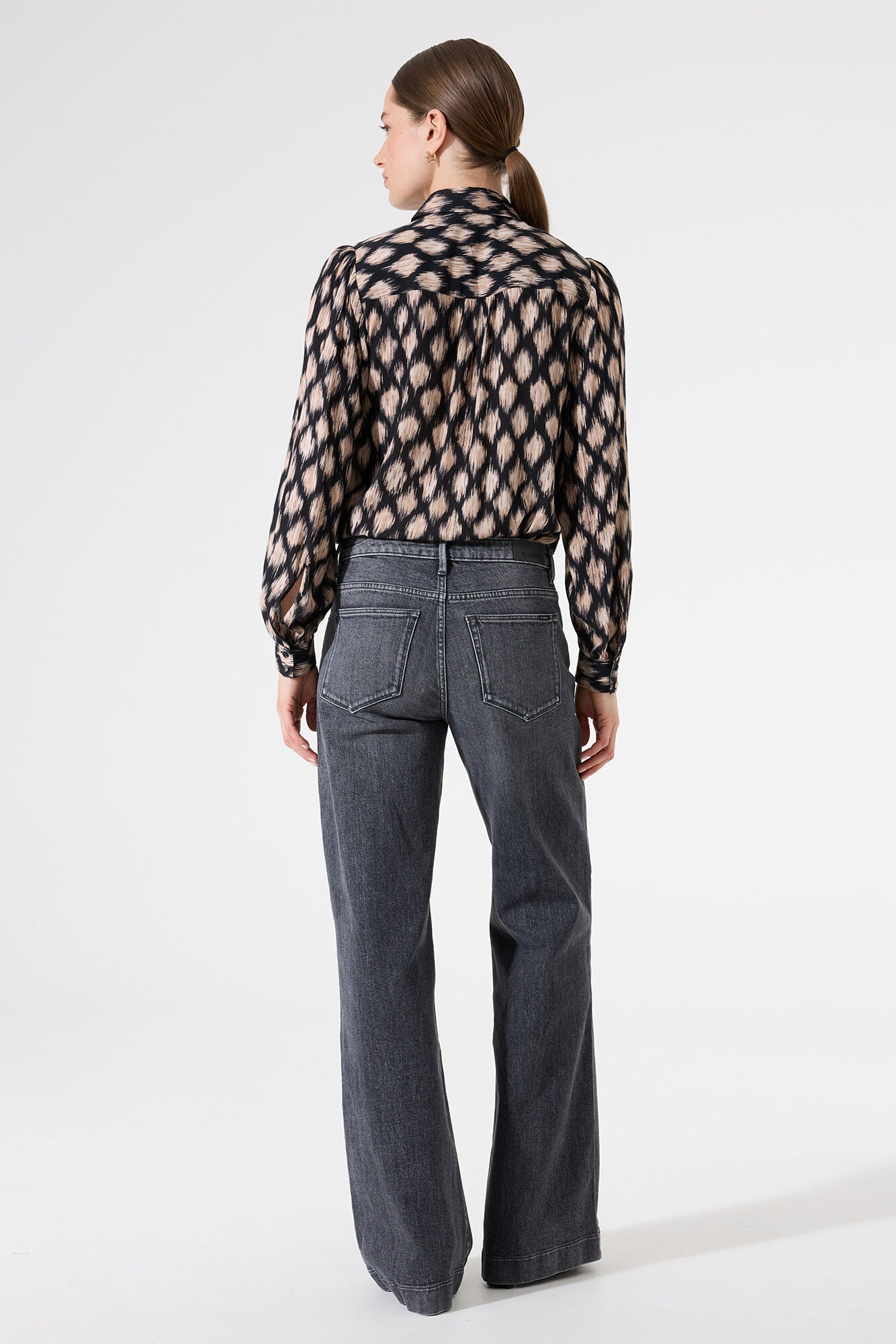 Garcia - Brushed Diamond LS Shirt - Black