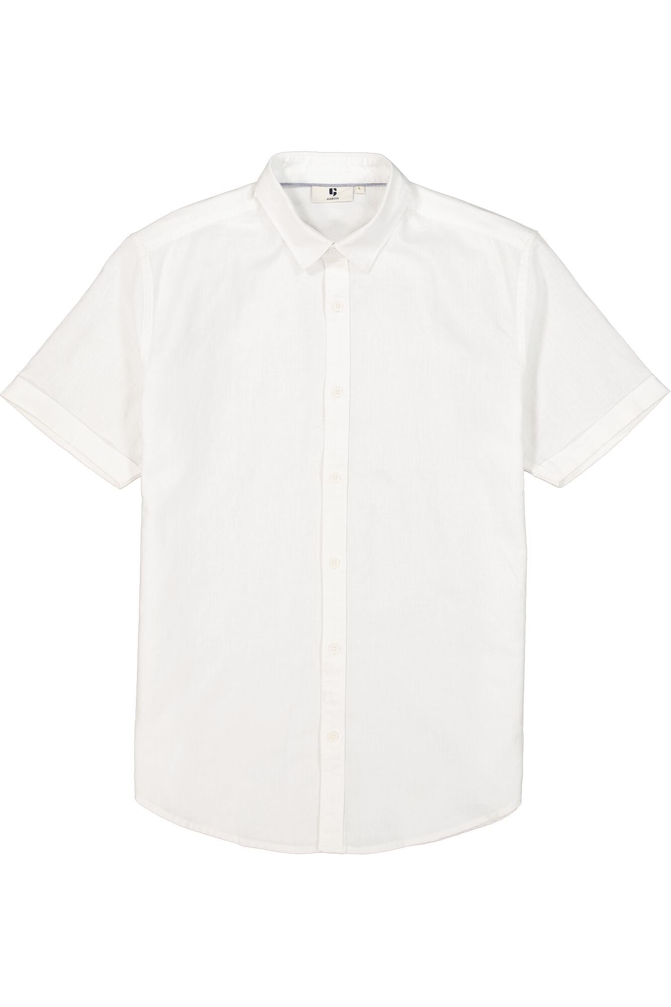 Garcia - Cotton/Linen SS Shirt - White