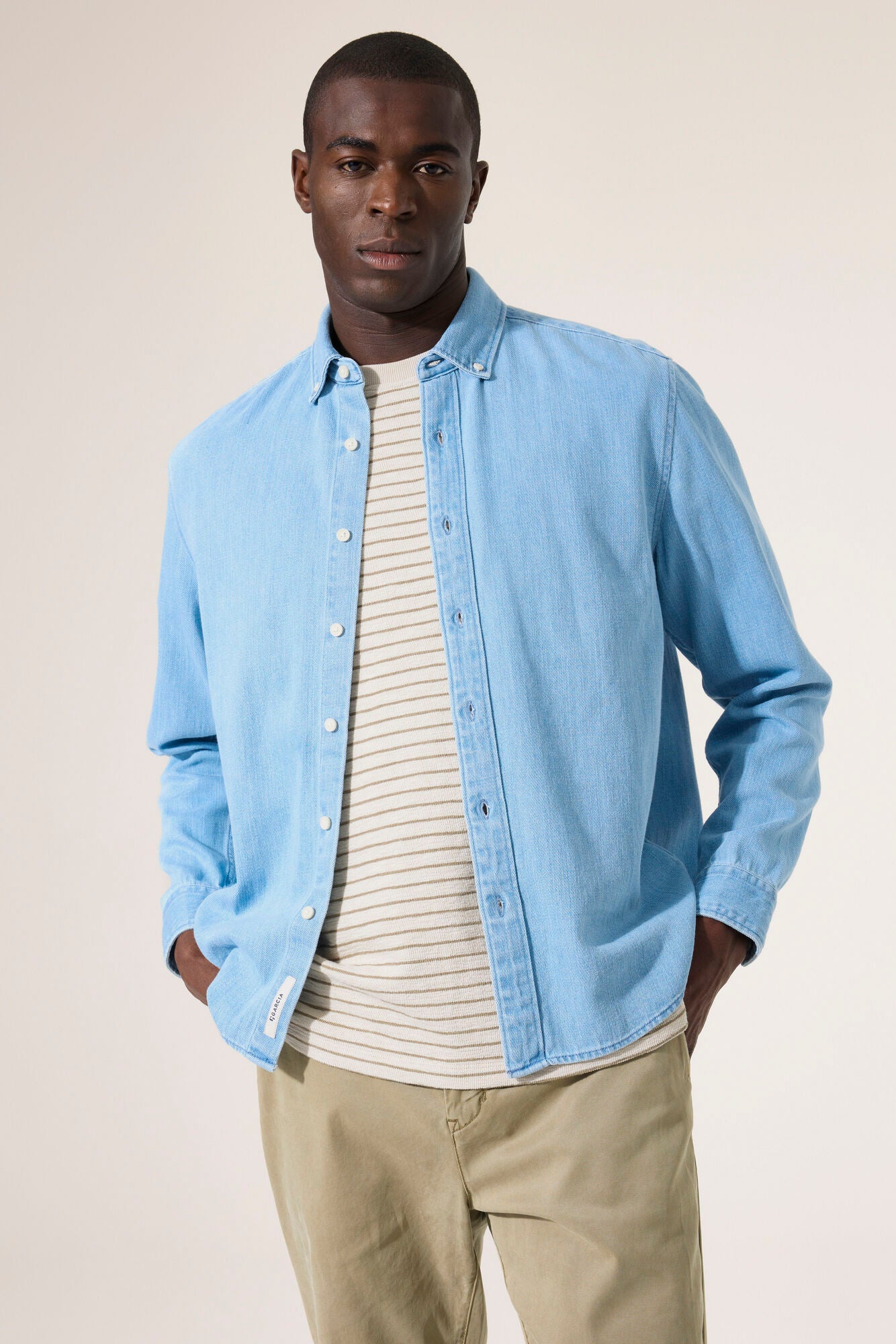 Garcia - Denim LS Shirt - Medium Used