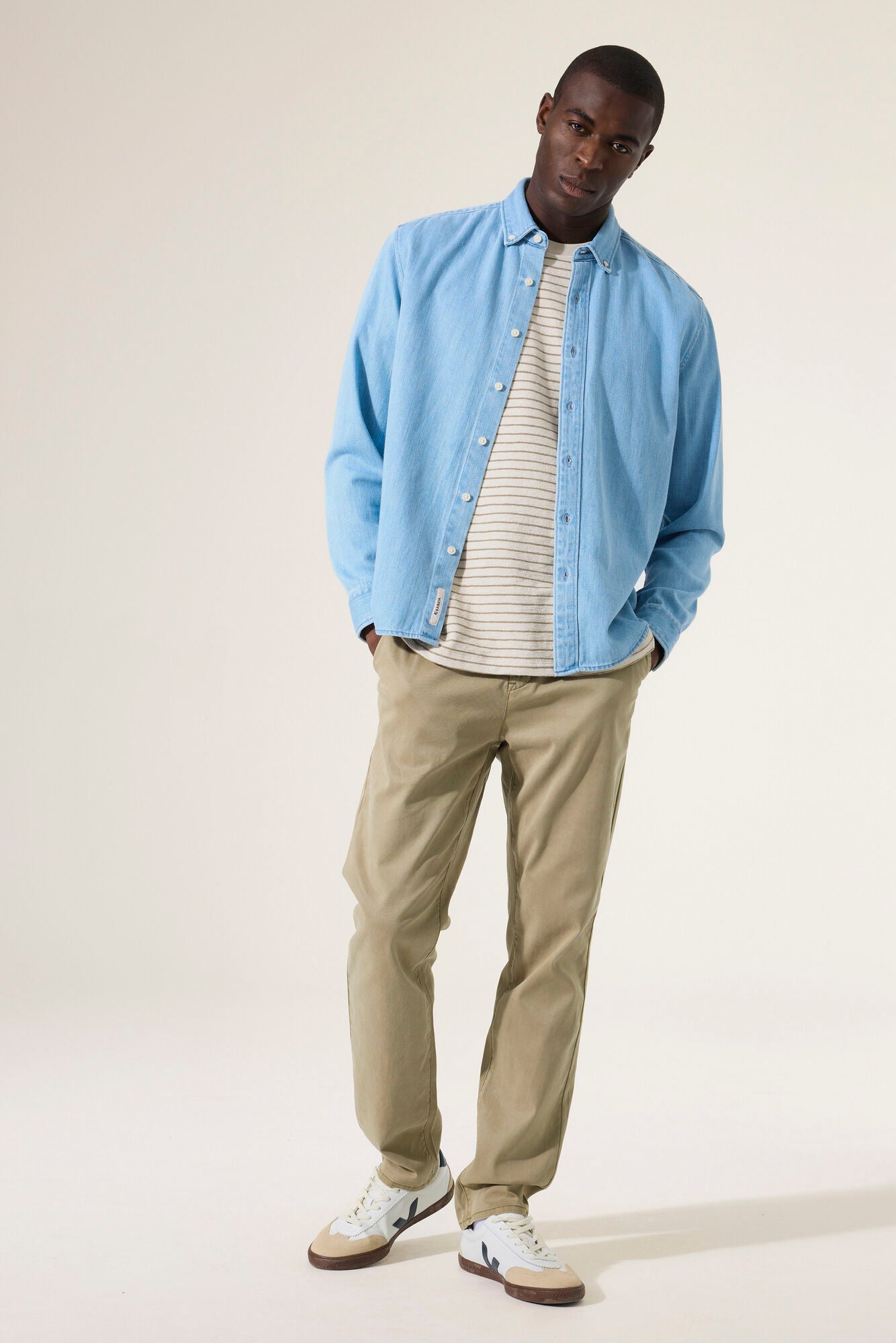 Garcia - Denim LS Shirt - Medium Used