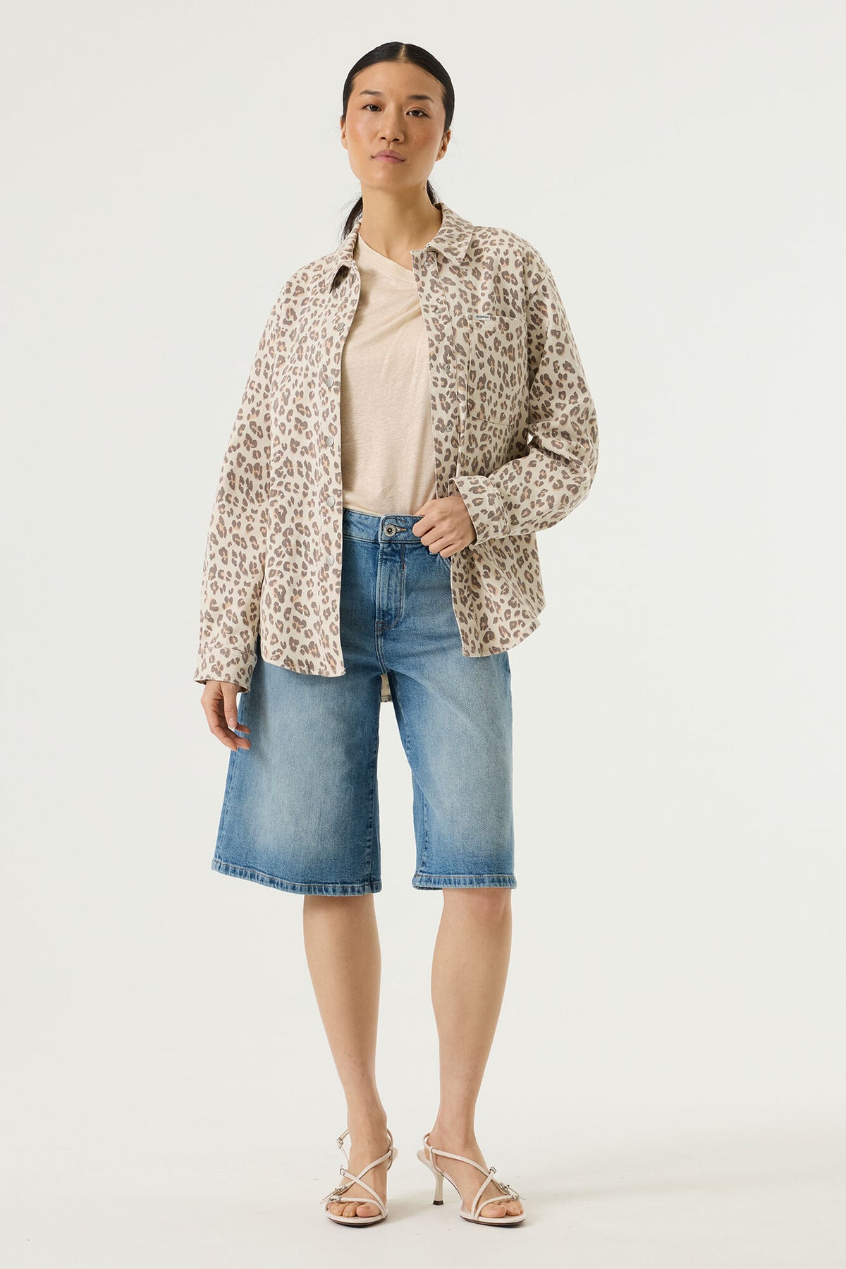 Garcia - Leopard LS Overshirt - Shade