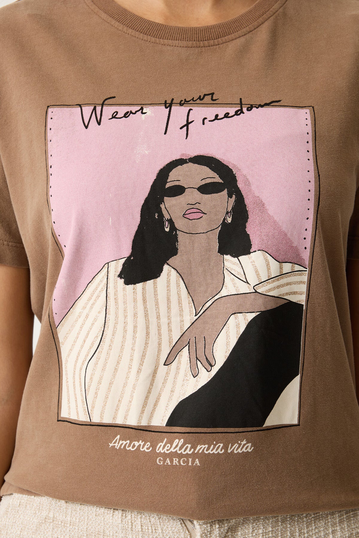 Garcia - Freedom SS Tee - Soft Taupe