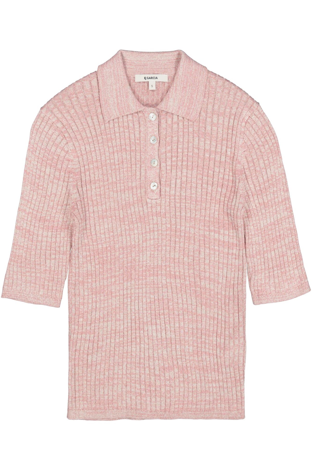 Garcia - Ribbed SS Polo - Dusty Melee