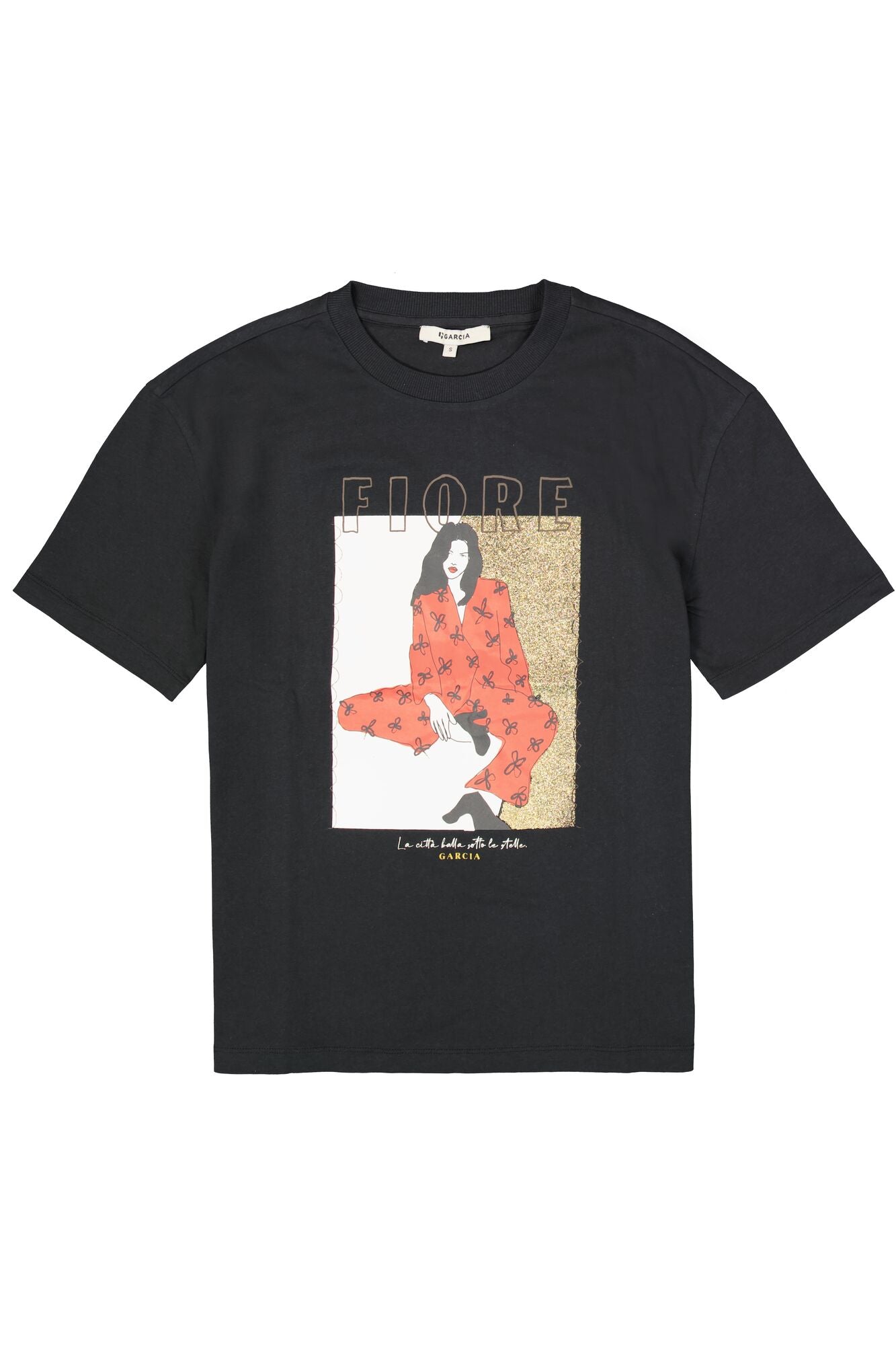 Garcia - Fiore SS Tee - Antracite