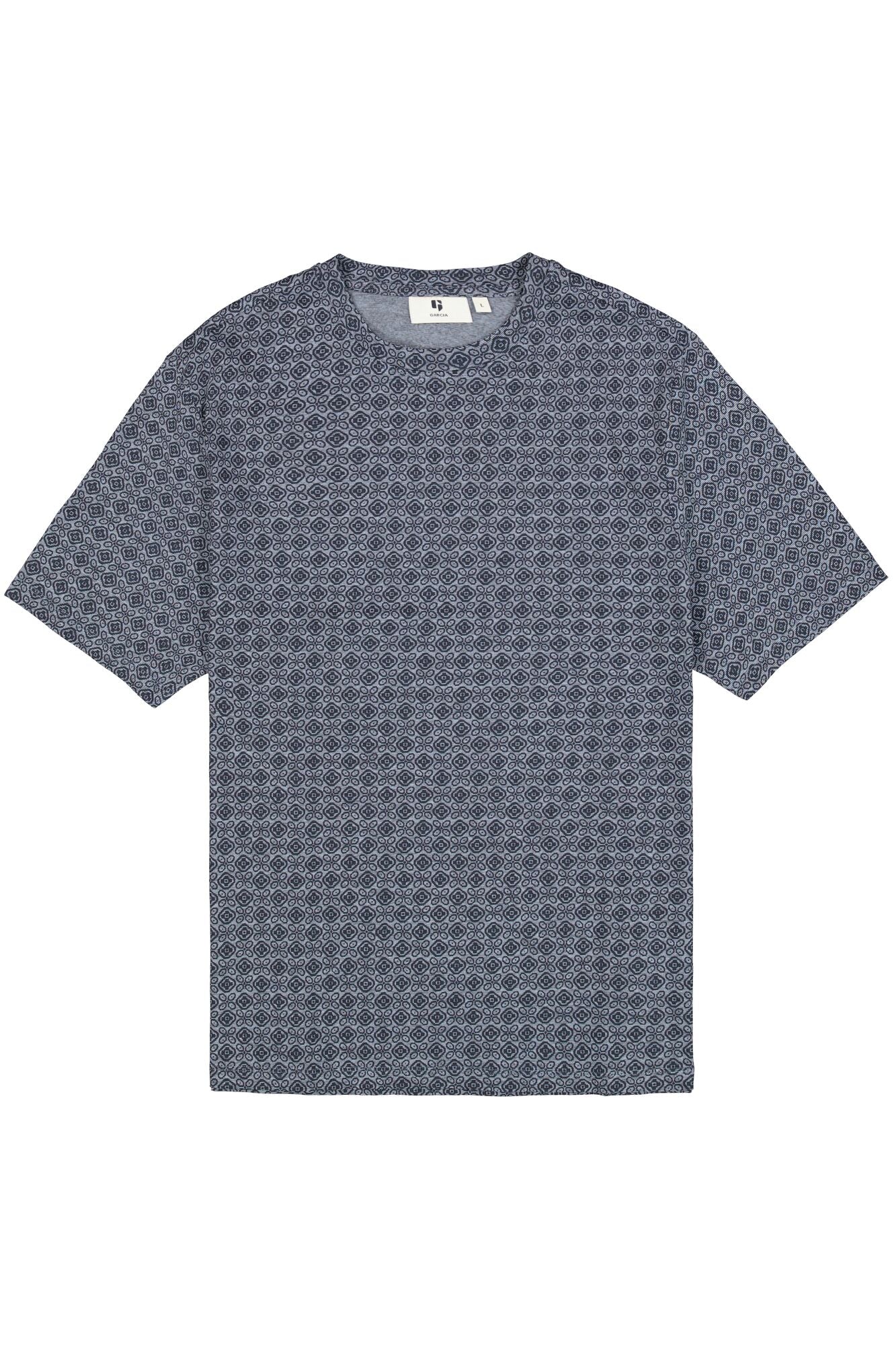 Garcia - Geometric Print Tee - River