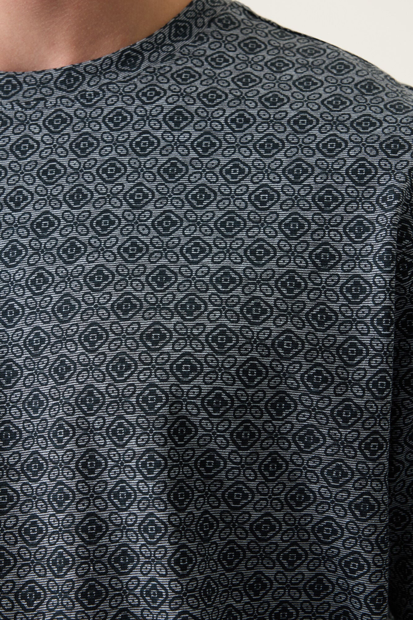 Garcia - Geometric Print Tee - River