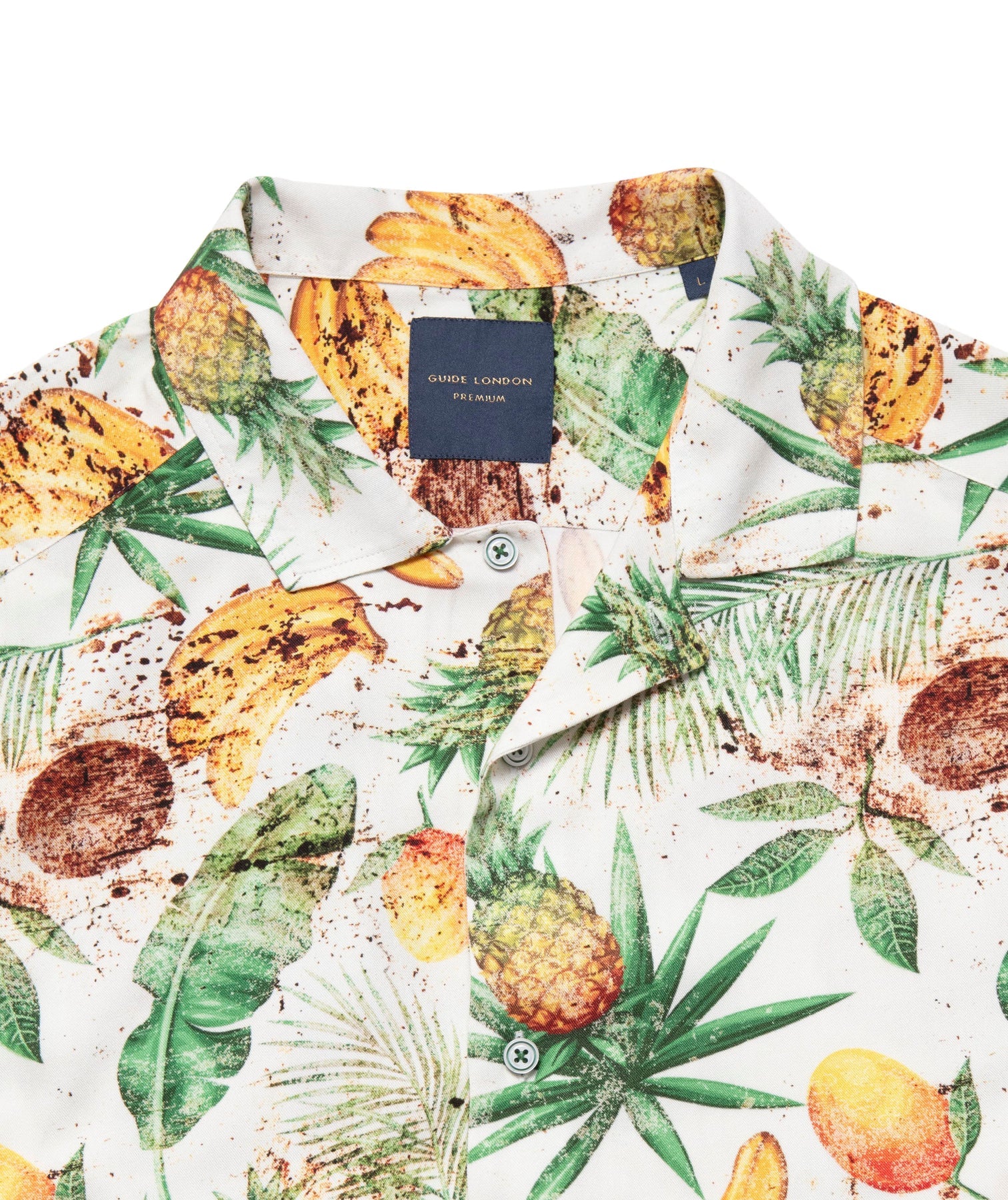 Guide London - Tropical Delight Relaxed Fit SS Shirt - Multi