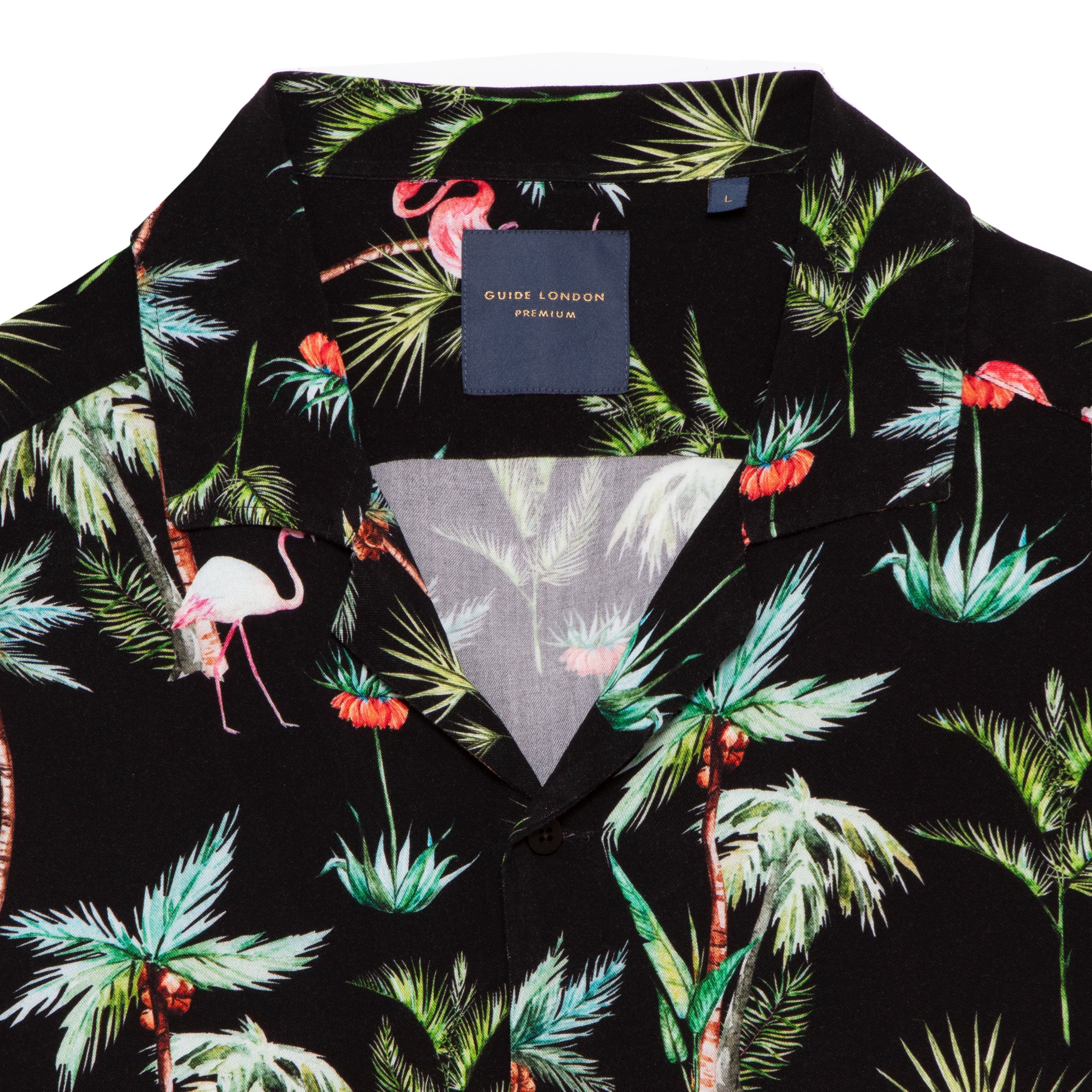 Guide London - Tropics SS Shirt - Black/Multi