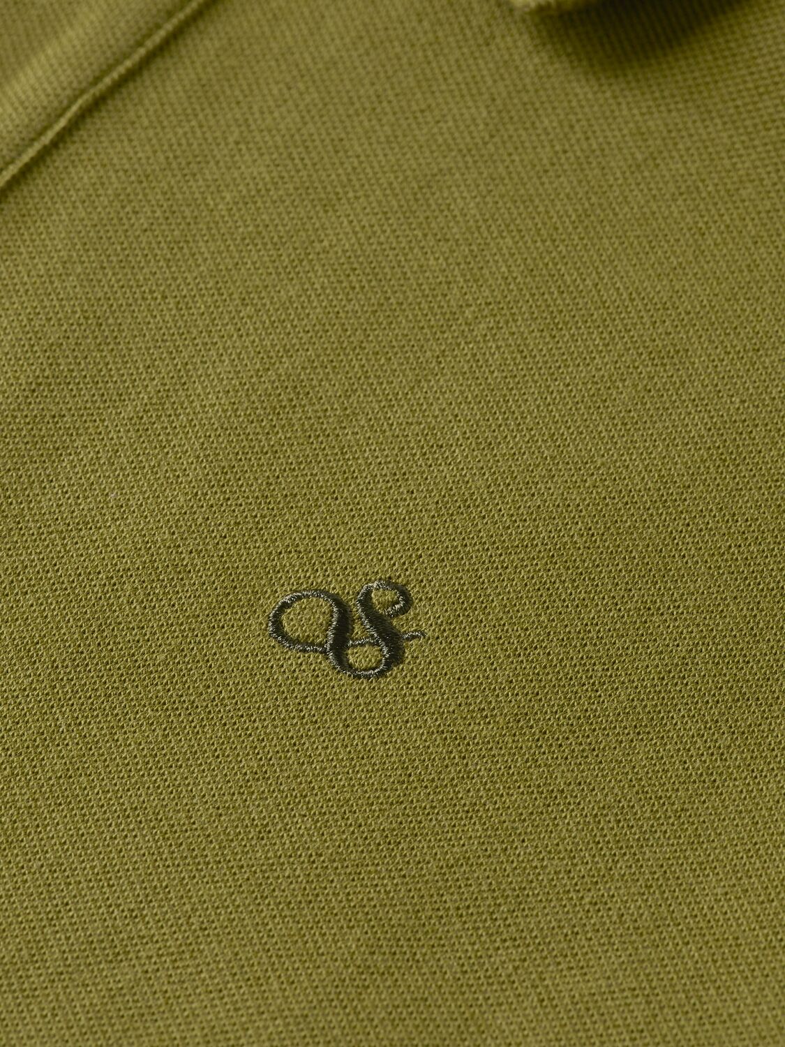 Scotch & Soda - Essential Organic Cotton Pique Polo - Moss Green