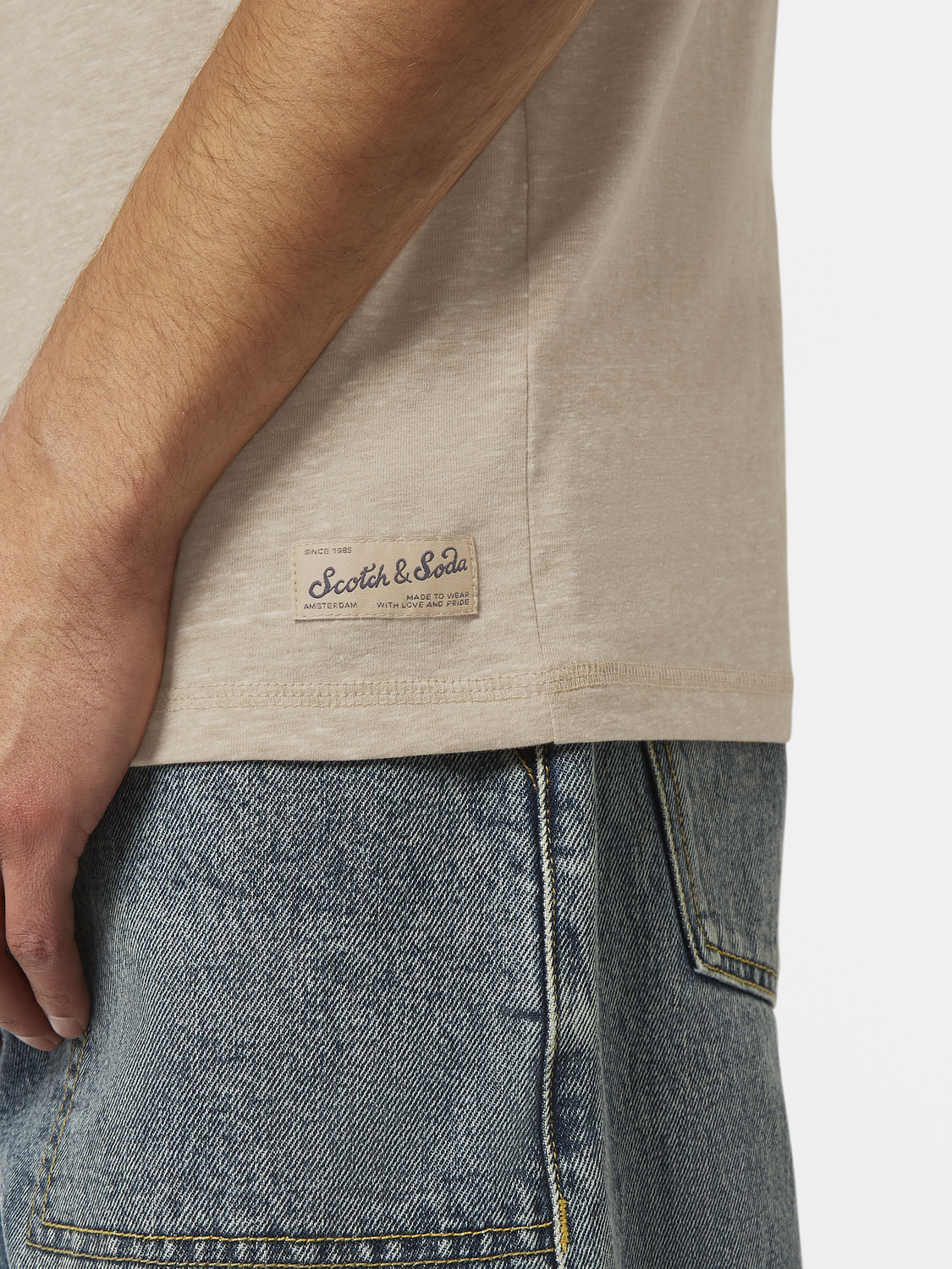 Scotch & Soda - Melange Tee - Desert Sand