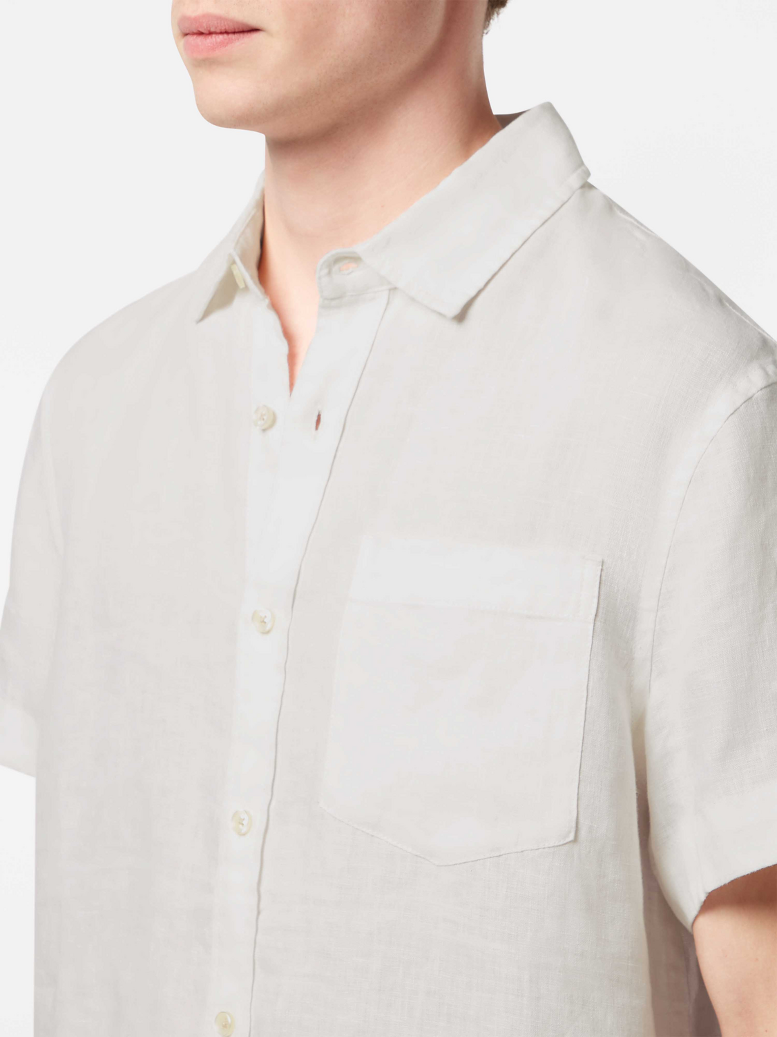 Scotch & Soda - Linen SS Shirt - Off White
