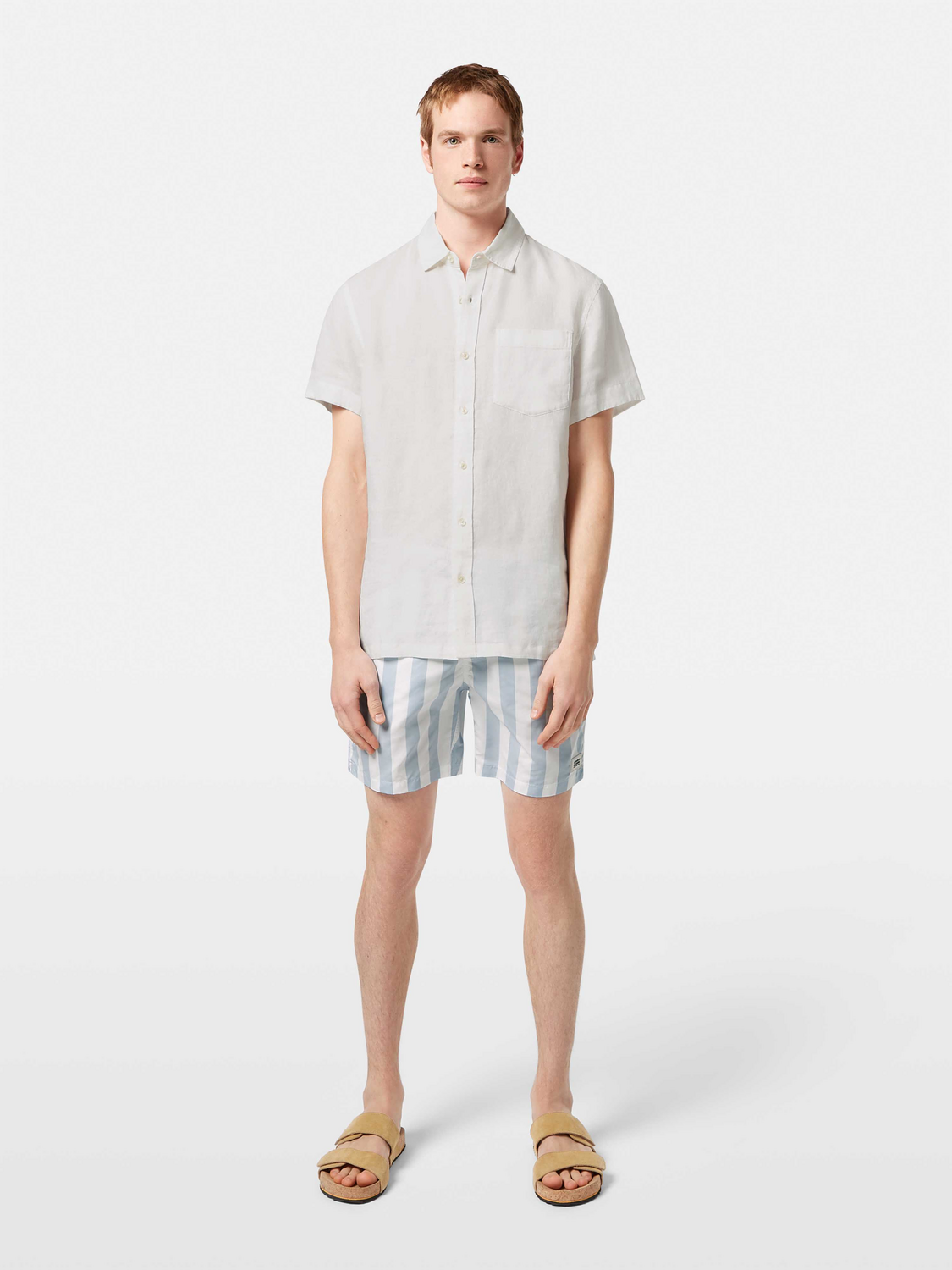 Scotch & Soda - Linen SS Shirt - Off White