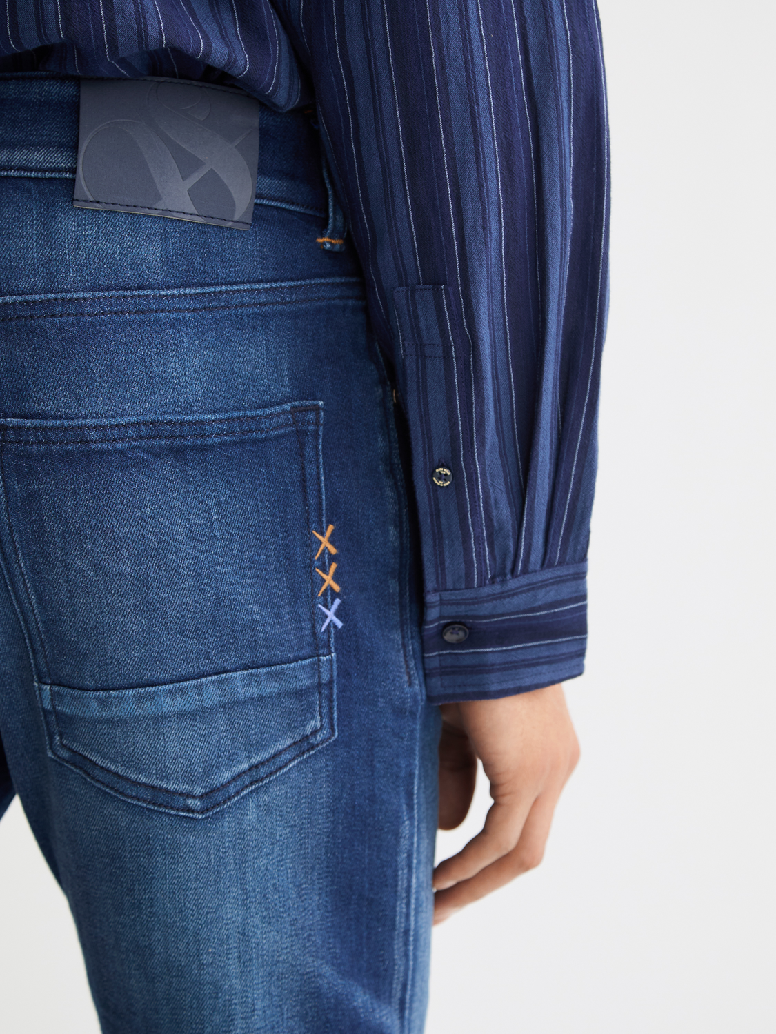 Scotch & Soda - Ralston Jean - Abstract Blue