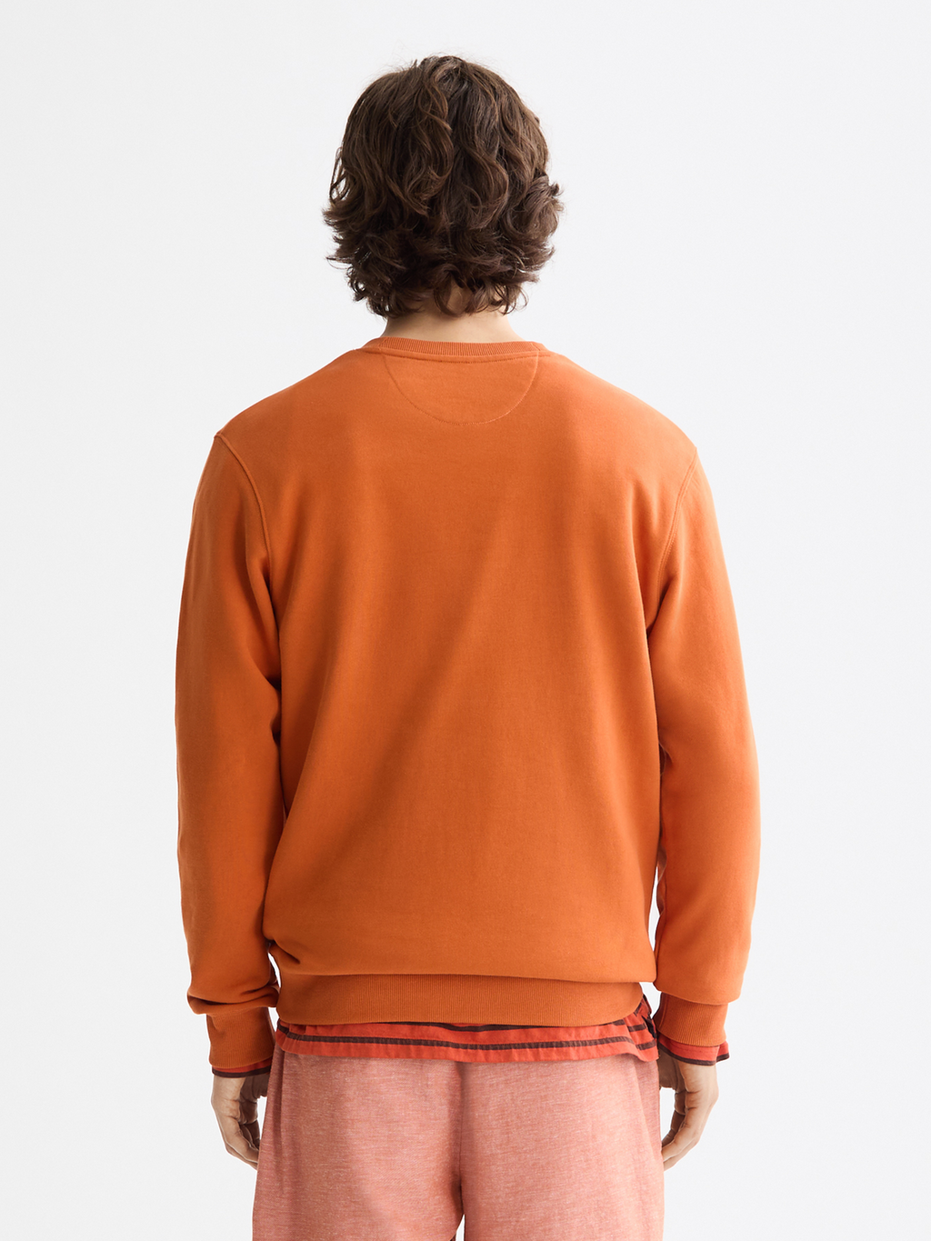 Scotch & Soda - Regular Fit Logo Sweatshirt - Rust
