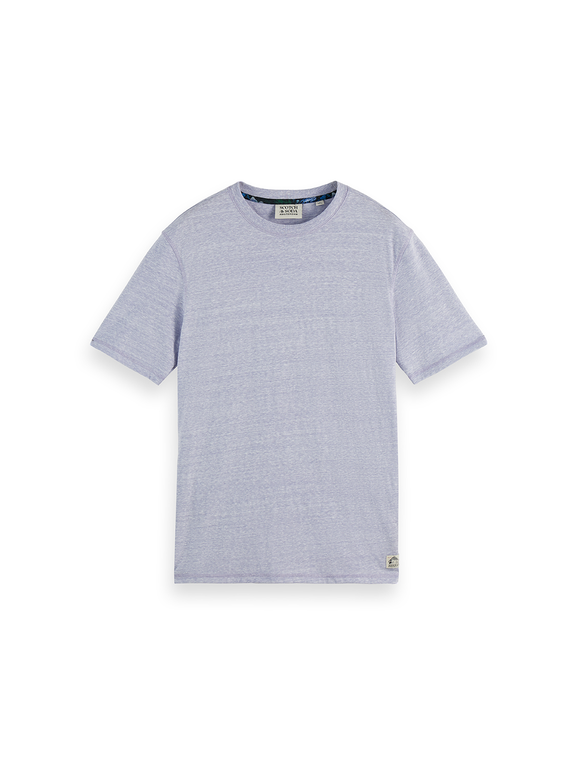 Scotch & Soda - Regular Fit Melange Tee - Languid Lavender Melange