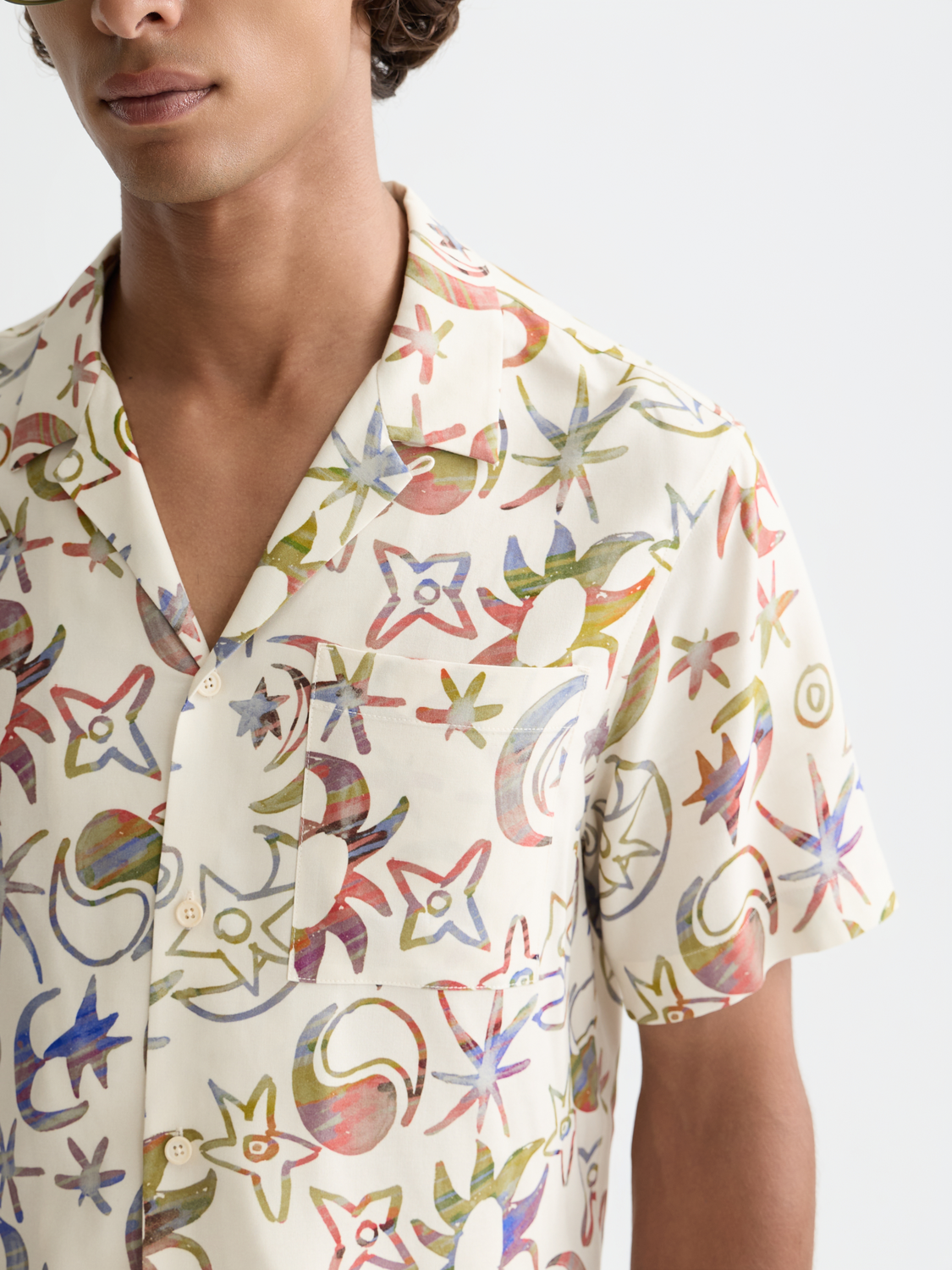 Scotch & Soda - Printed SS Shirt - Cosmic Sky Eggnog