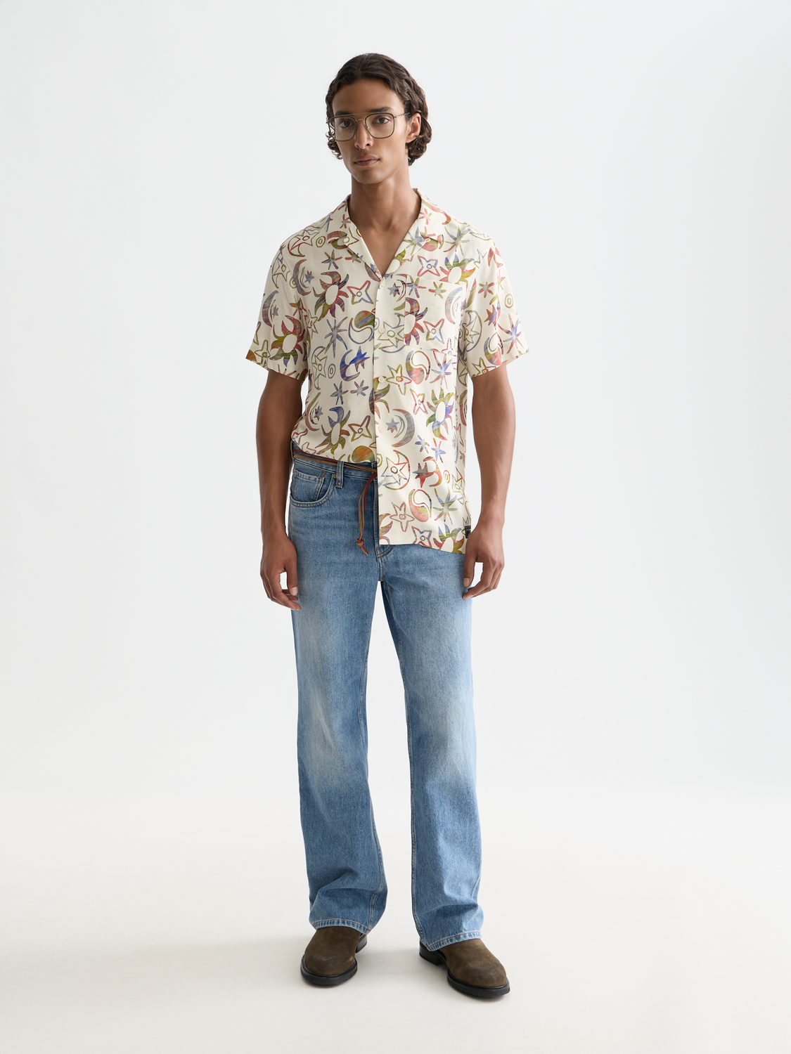Scotch & Soda - Printed SS Shirt - Cosmic Sky Eggnog