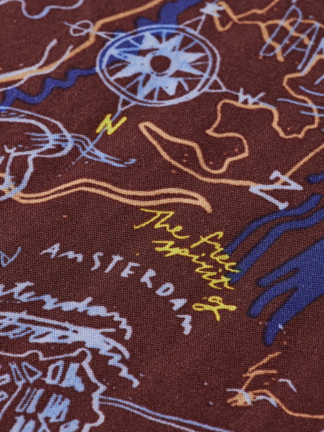 Scotch & Soda - Allover Printed SS Shirt - Map Print