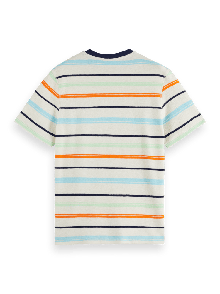 Scotch & Soda - Structured Striped Tee - Multicolour Stripe