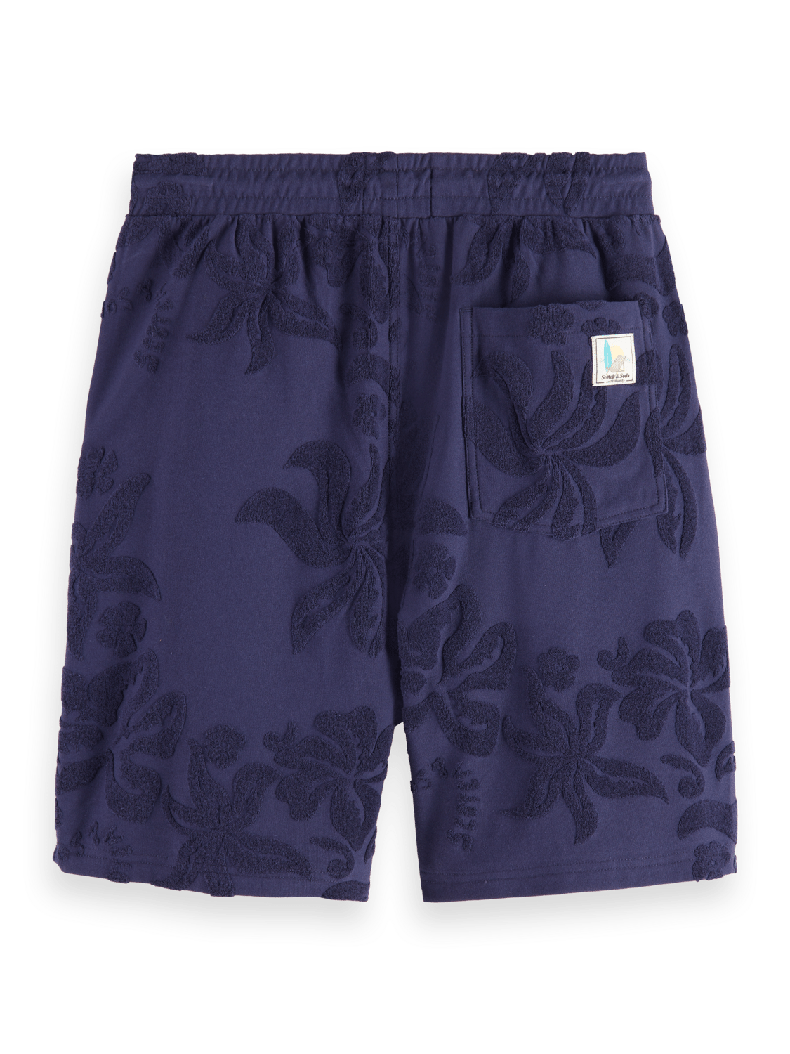 Scotch & Soda - Jacquard Towelling Short - Navy Blue