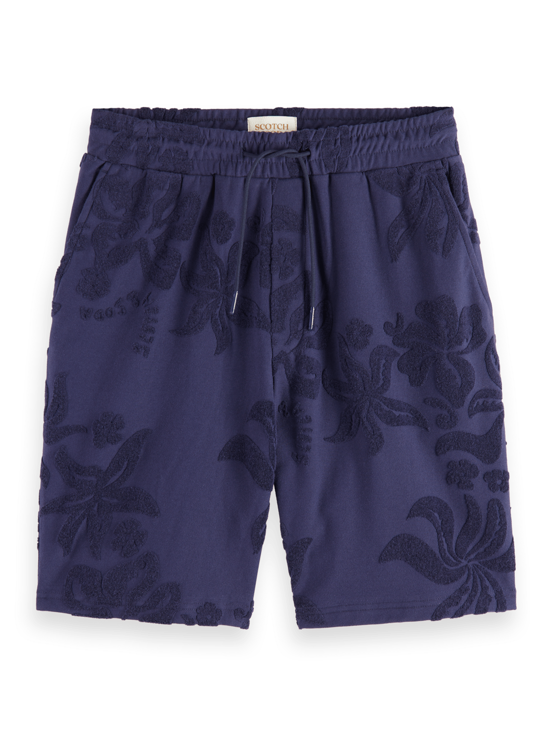 Scotch & Soda - Jacquard Towelling Short - Navy Blue