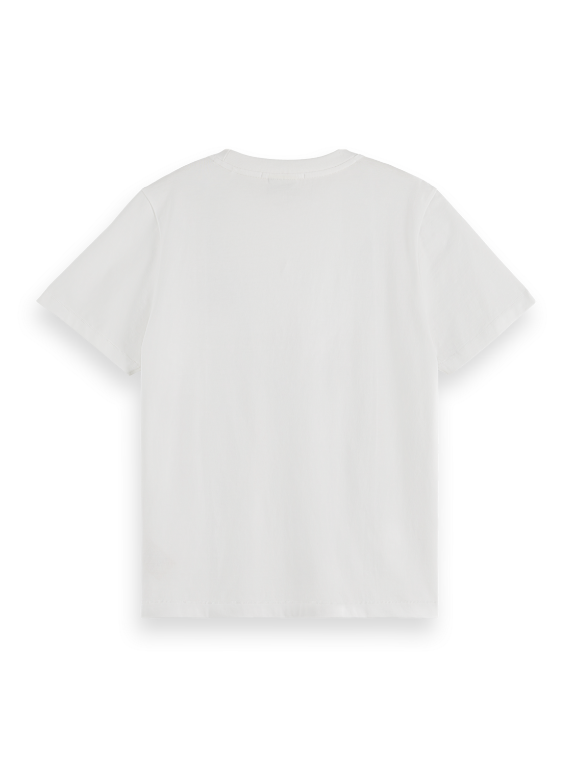 Maison Scotch - Regular Fit Left Chest Artwork Tee - White