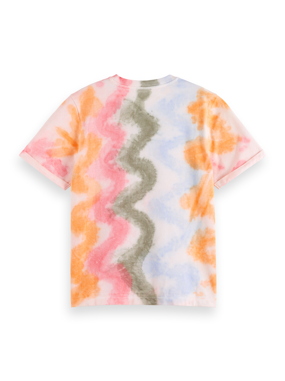 Maison Scotch - Regular Fit Tie Dye Tee - Spiral Dye