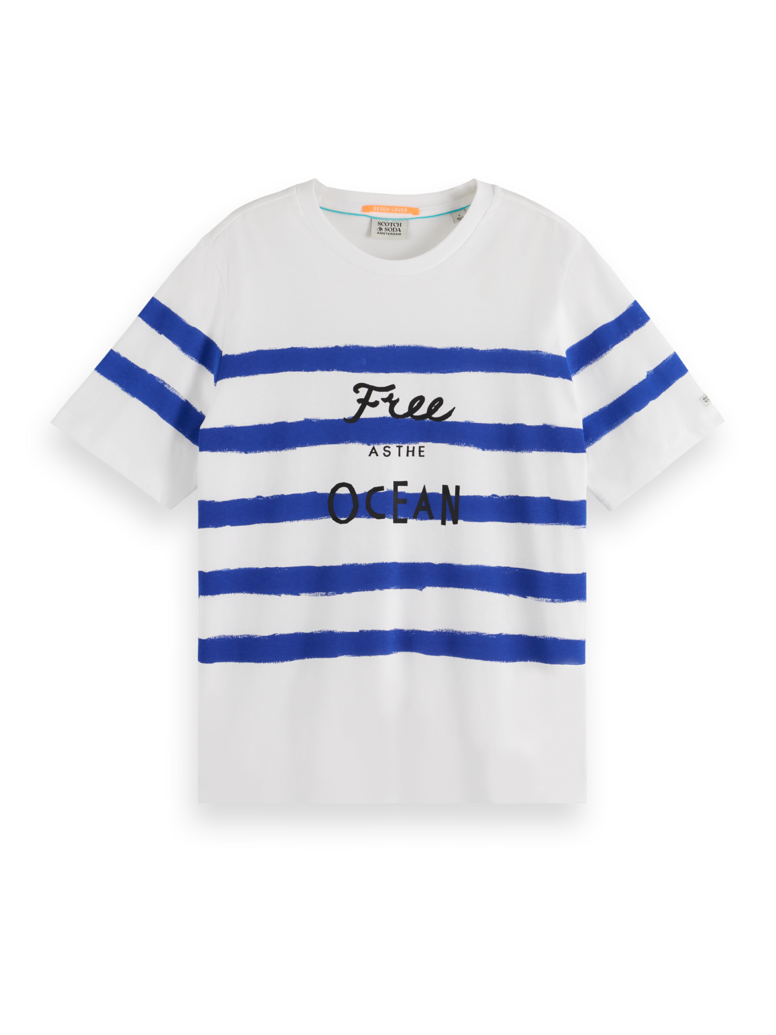 Maison Scotch - Breton Stripe Relaxed Fit Tee - Breton Stripe