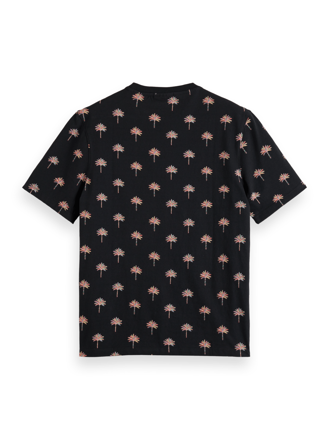 Scotch & Soda - Palm Tree Printed Tee - Black