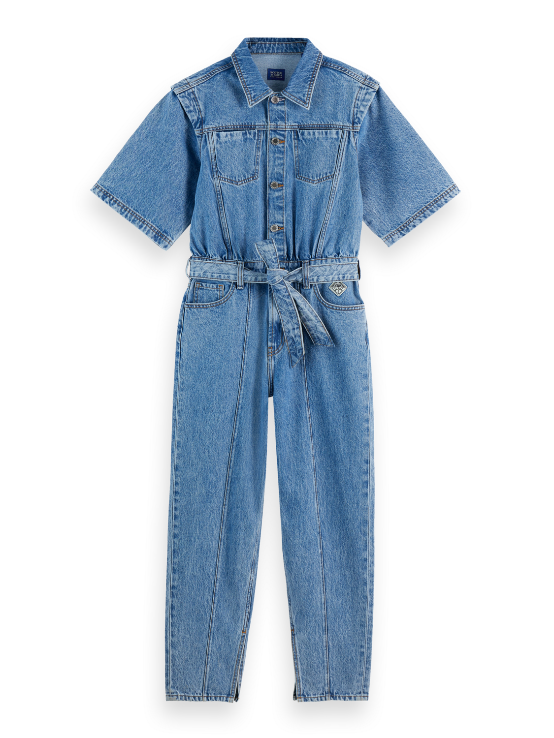 Maison Scotch - Denim Workwear Jumpsuit - Lakehouse