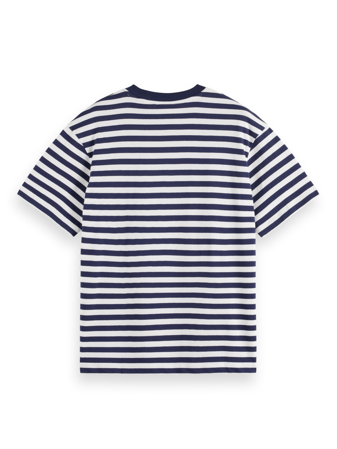 Scotch & Soda - The Free Spirit Peace Bird Stripe Tee - Navy/White