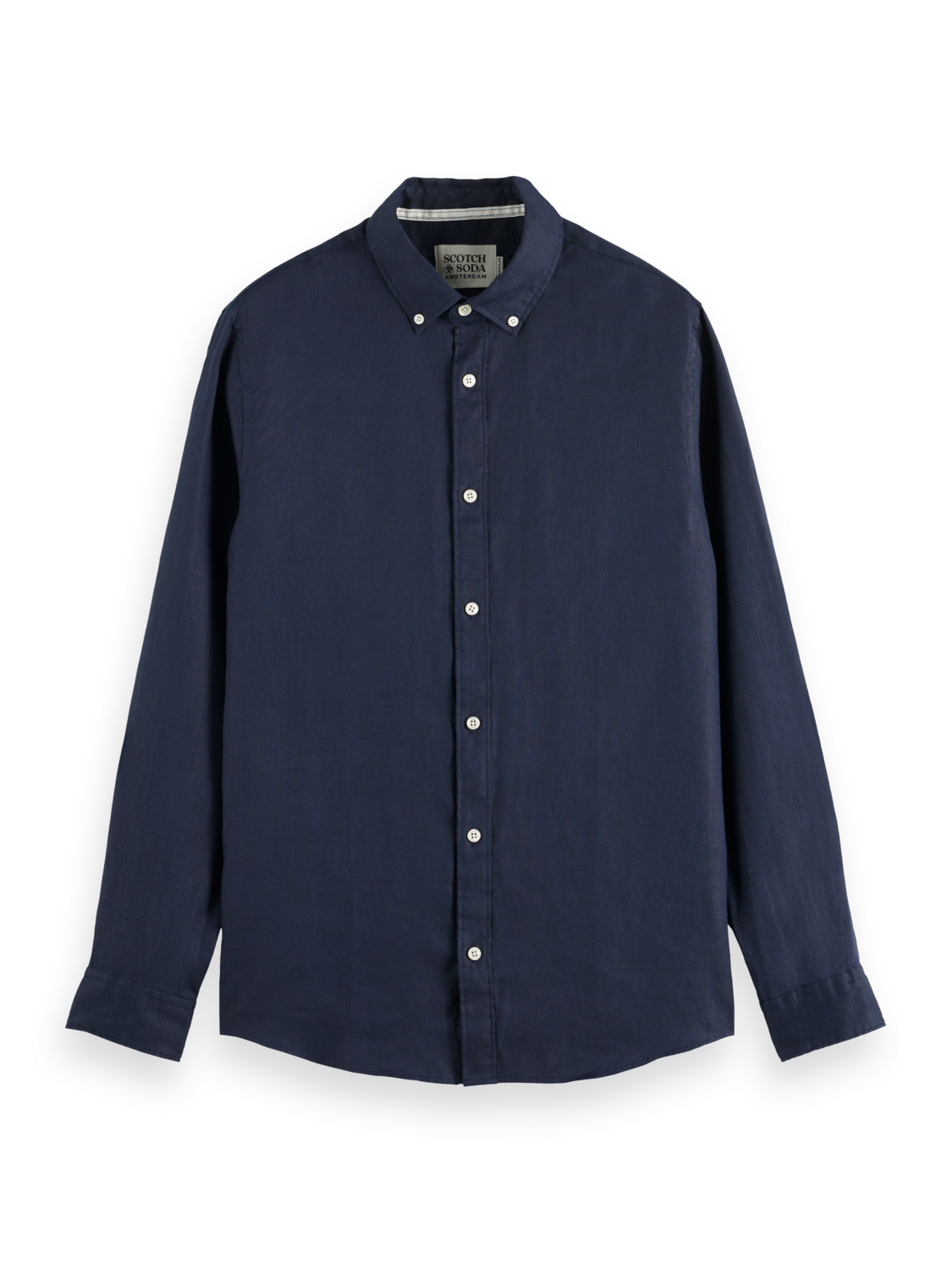 Scotch & Soda - Linen Button Down LS Shirt - Night