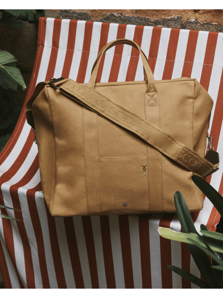 Scotch & Soda - The Central Canvas Weekend Bag - Seastone