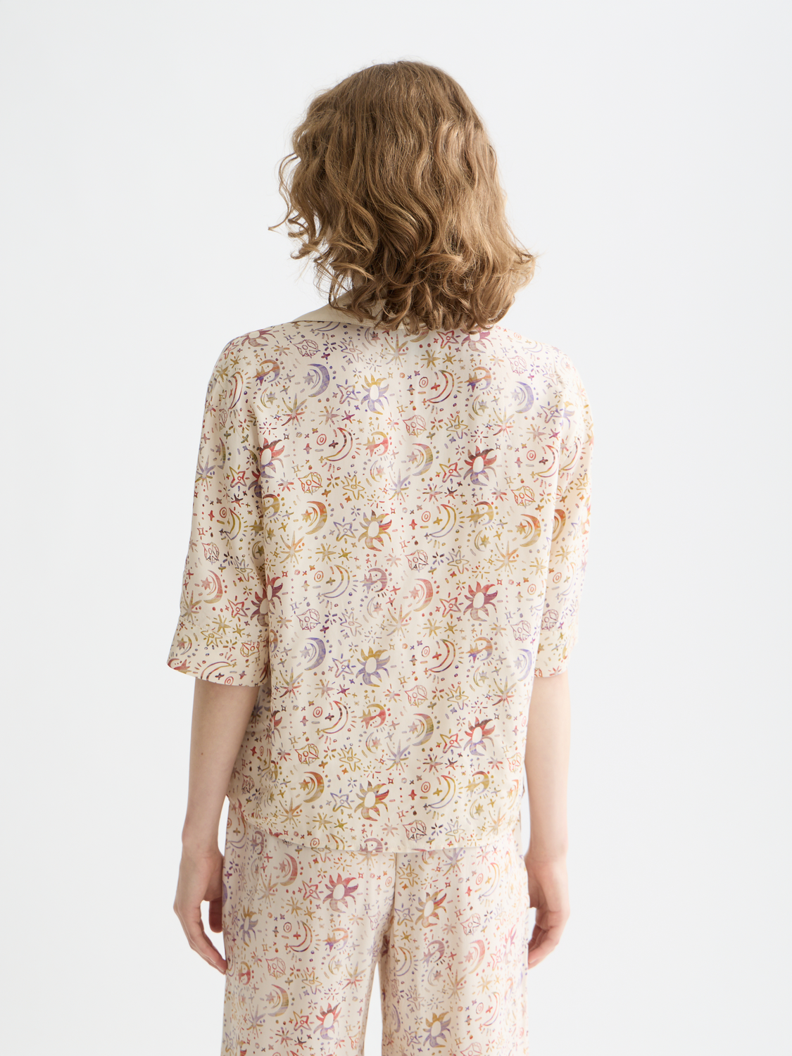 Maison Scotch - Printed SS Shirt - Cosmic Sky Eggnog