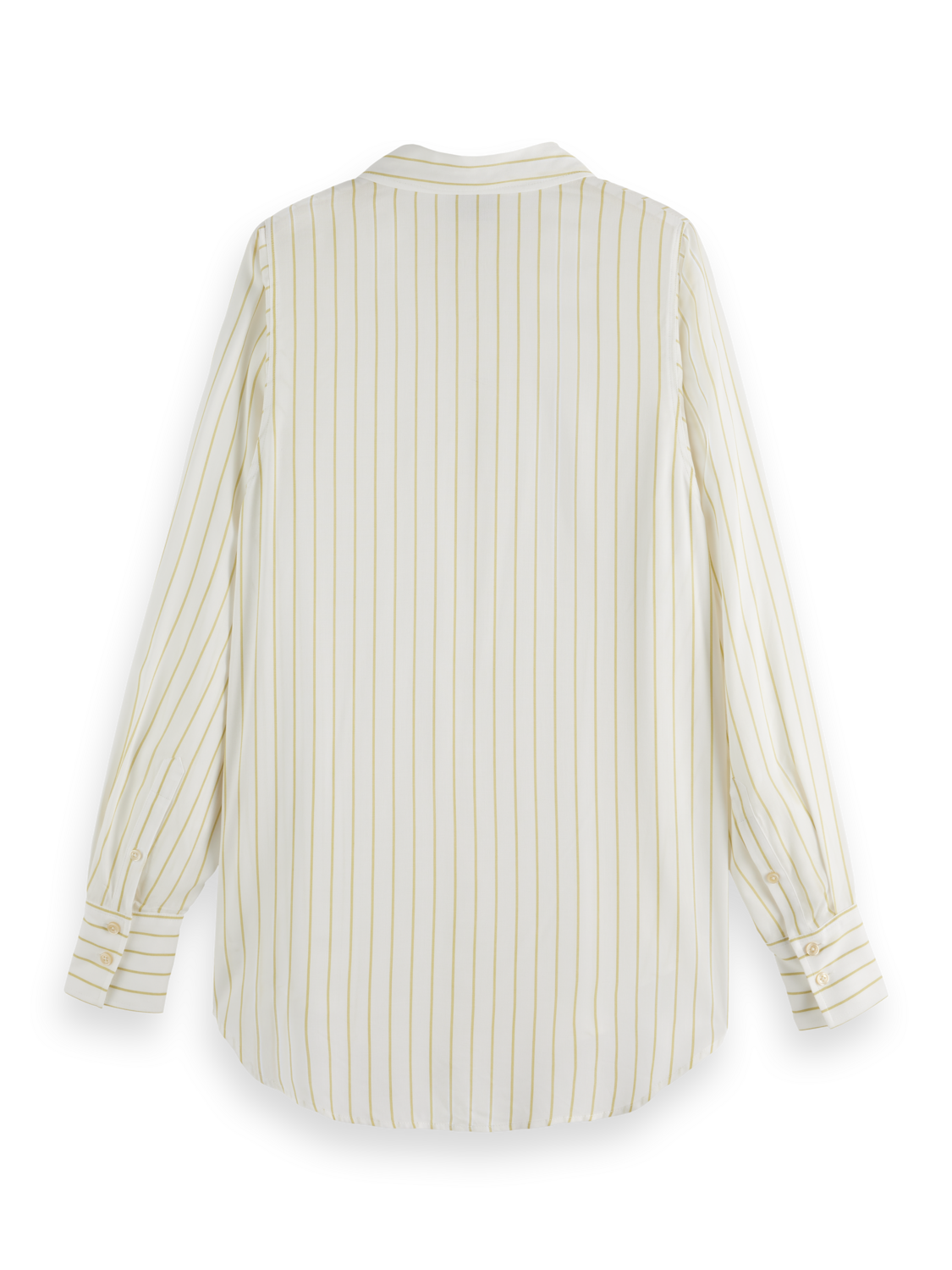 Maison Scotch - Striped Pocket Shirt - Golden Green Stripe