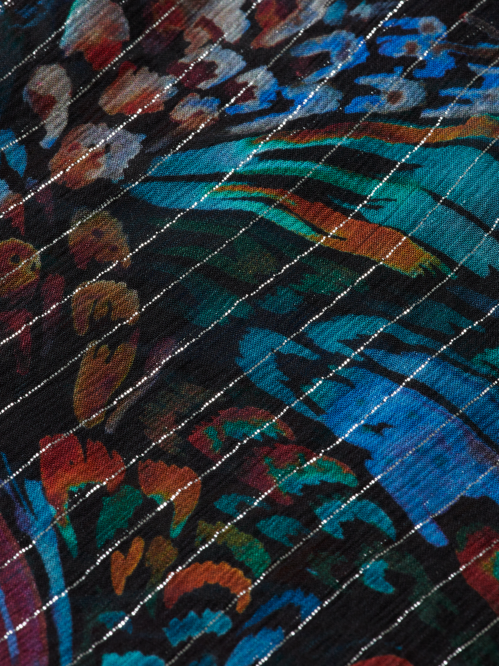 Maison Scotch - Printed Ties Blouse - Pheasant