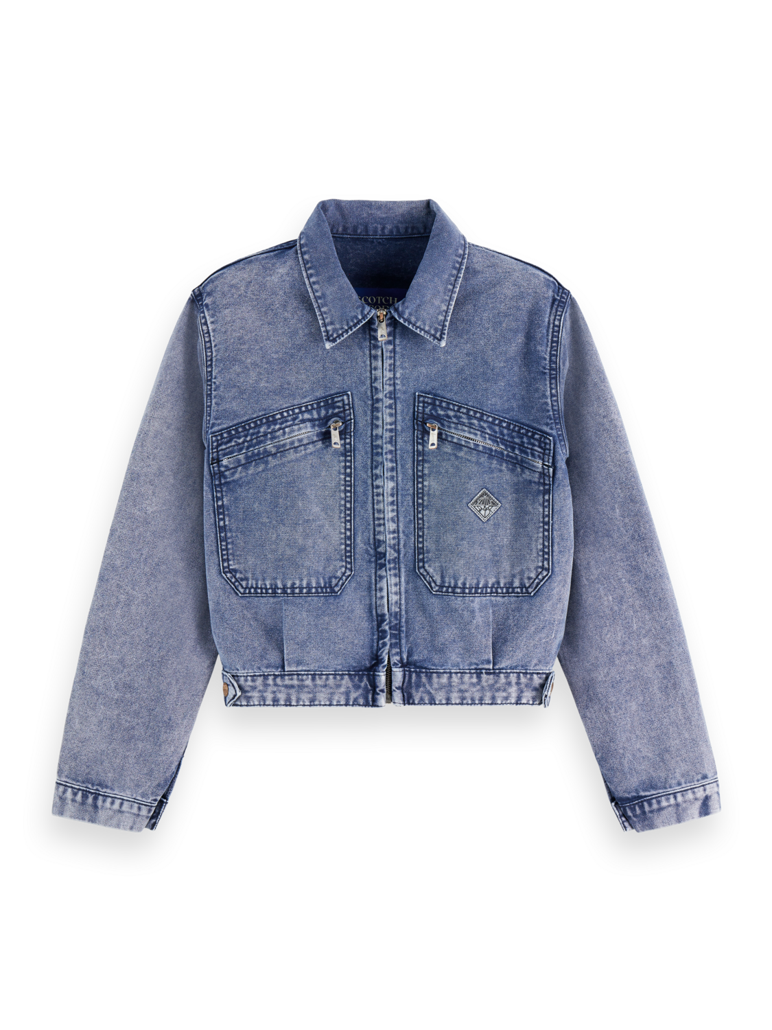 Maison Scotch - Mountain Dyed Denim Jacket - Navy