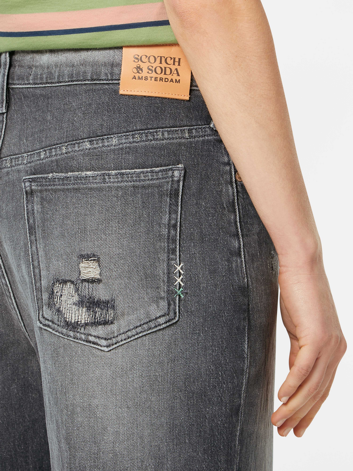 Maison Scotch - The Deep Low Rise Wide Leg Jean - Shoreside