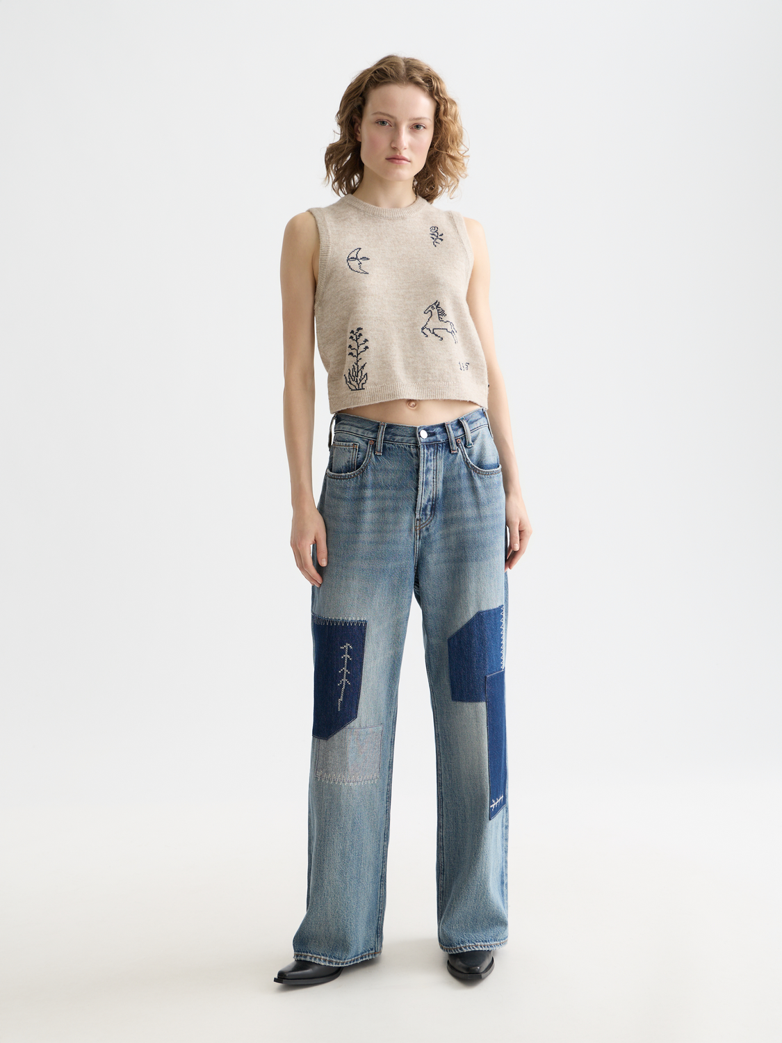 Maison Scotch - The Deep Low Rise Wide Leg Jean - The Cosmico