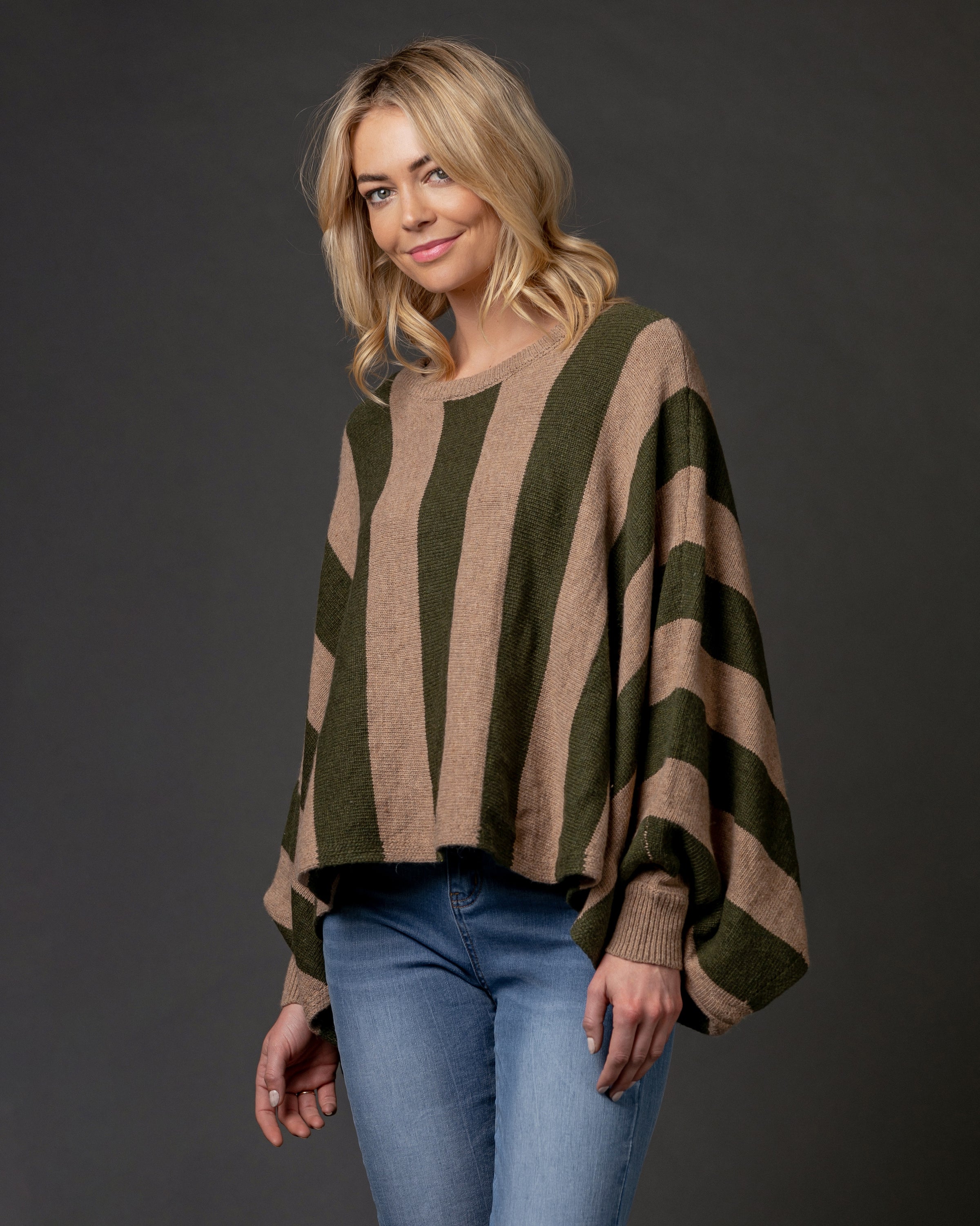 Mi Moso - Oscar Knit - Khaki Stripe