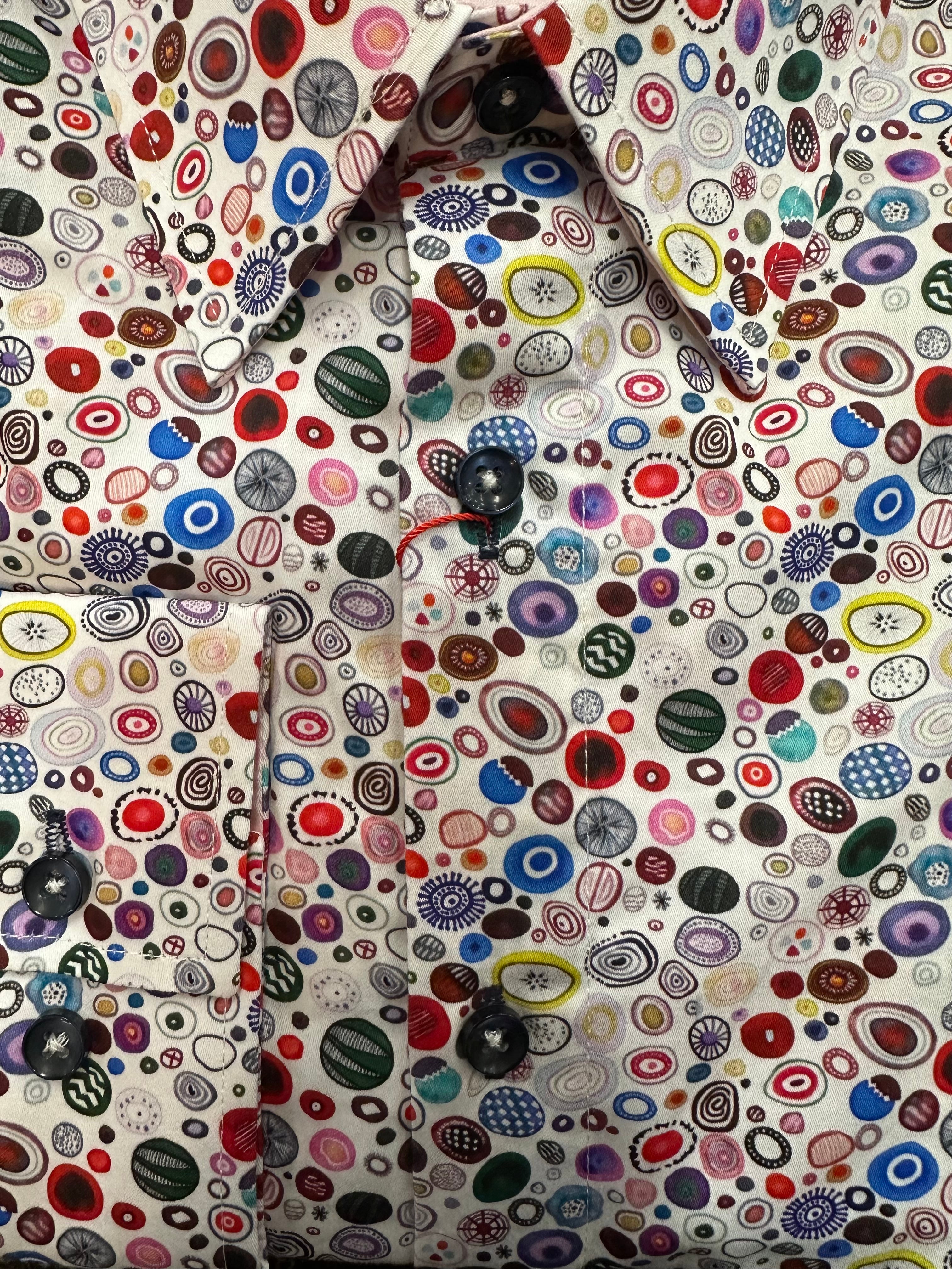 English Laundry - John Lennon LS Shirt - Marbles Pink Multi