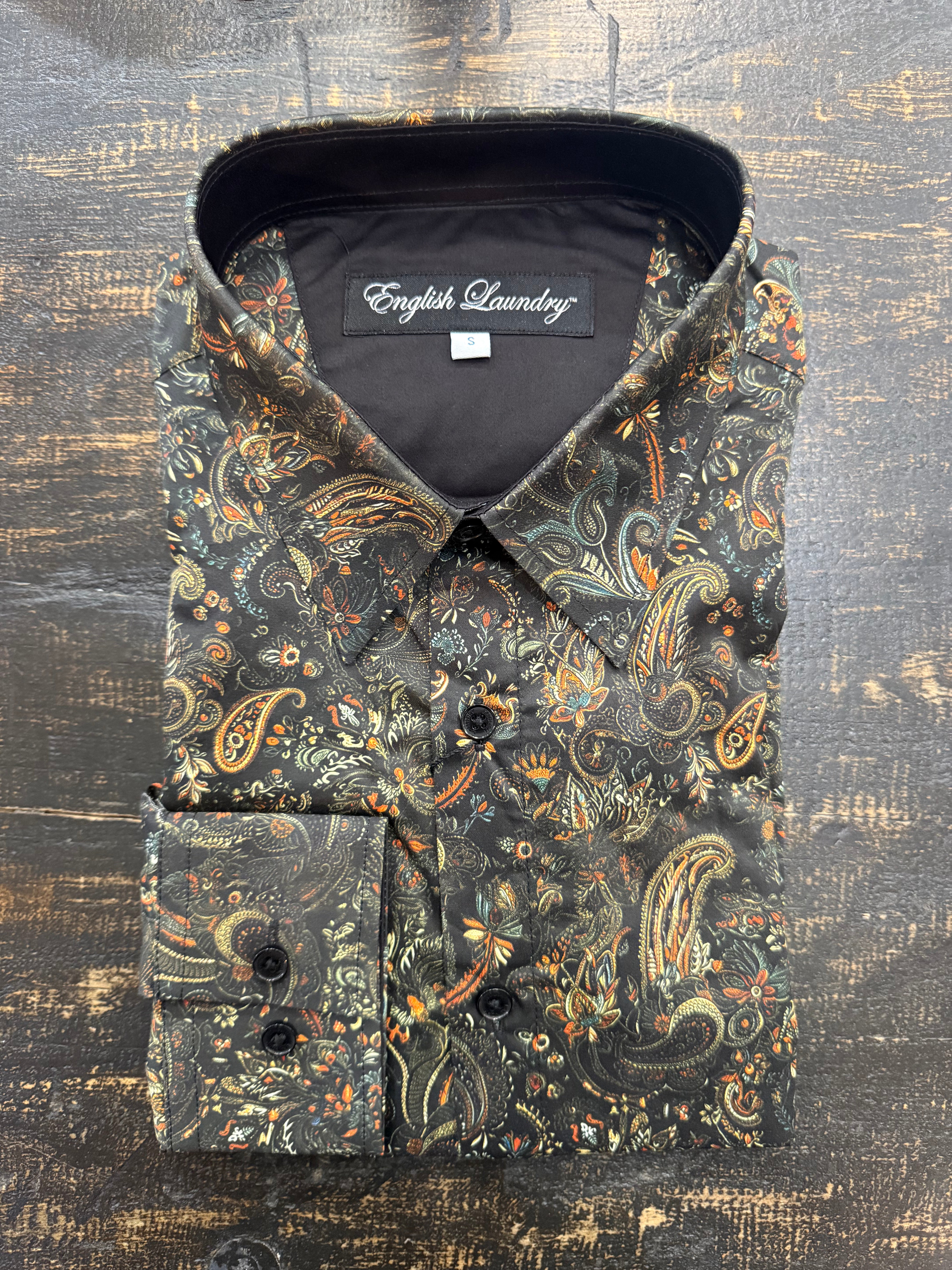 English Laundry - John Lennon LS Shirt - Black Multi