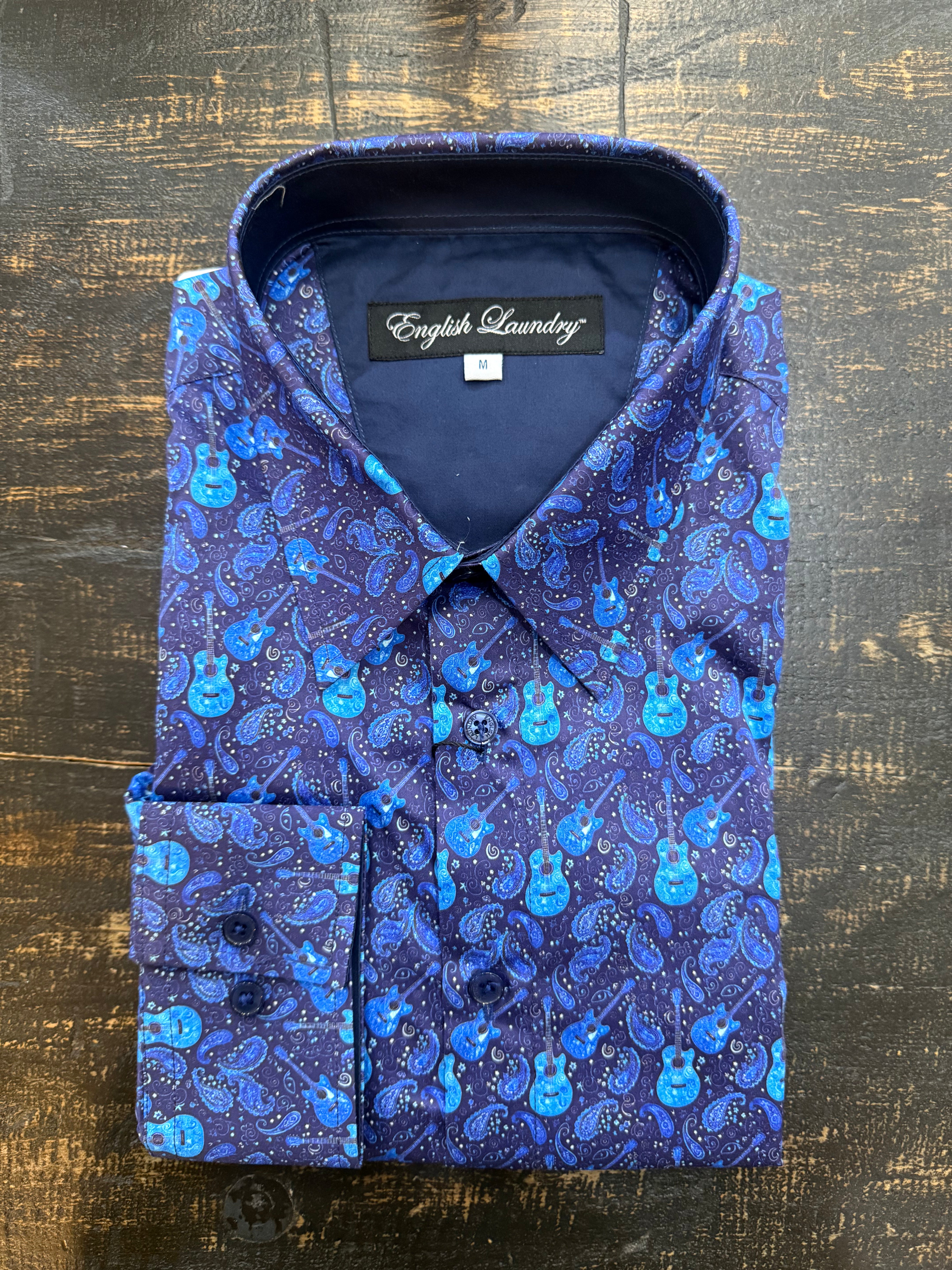 English Laundry - John Lennon LS Shirt - Blue