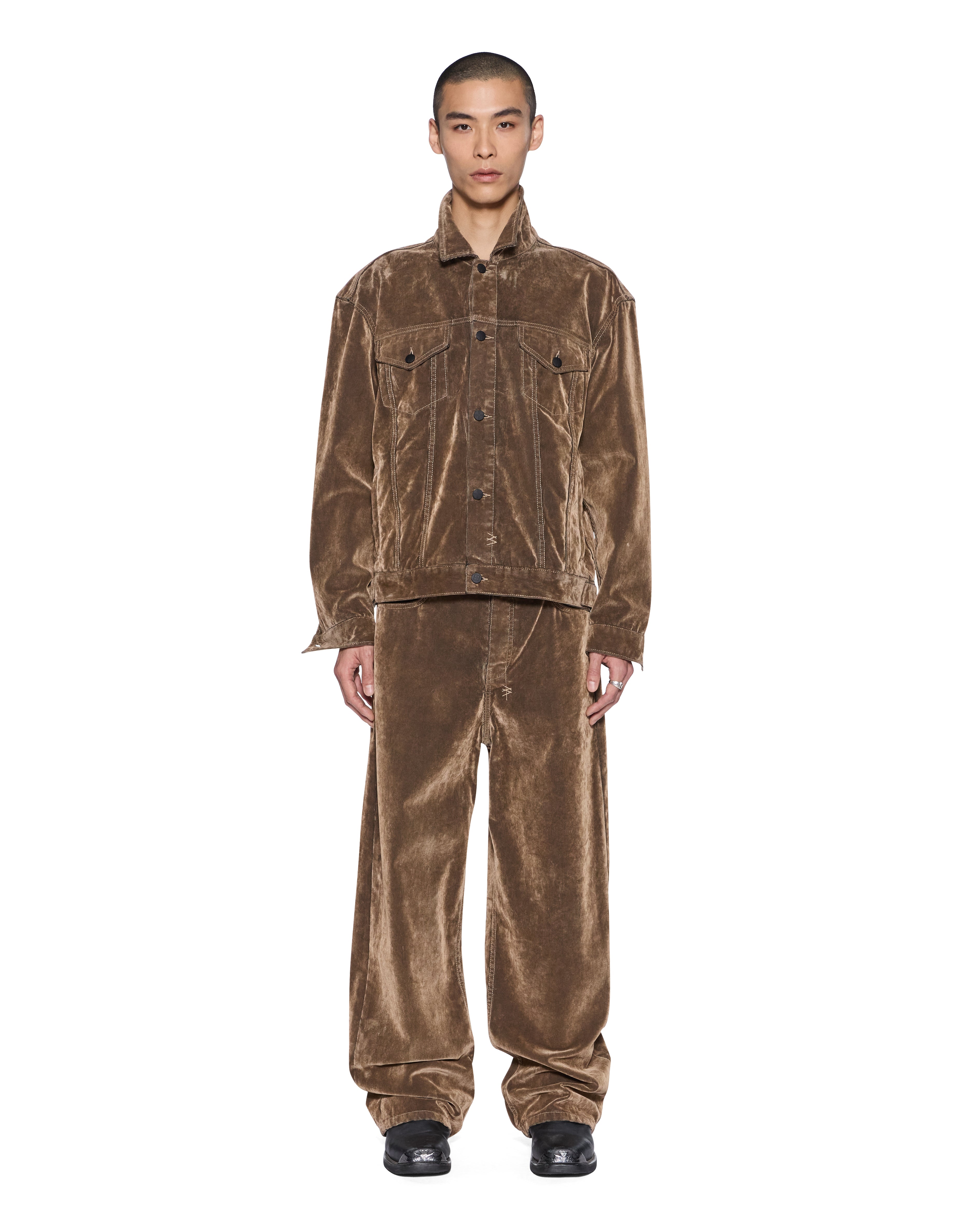 Ksubi - Oh G Jacket - Flocked Tobacco Brown