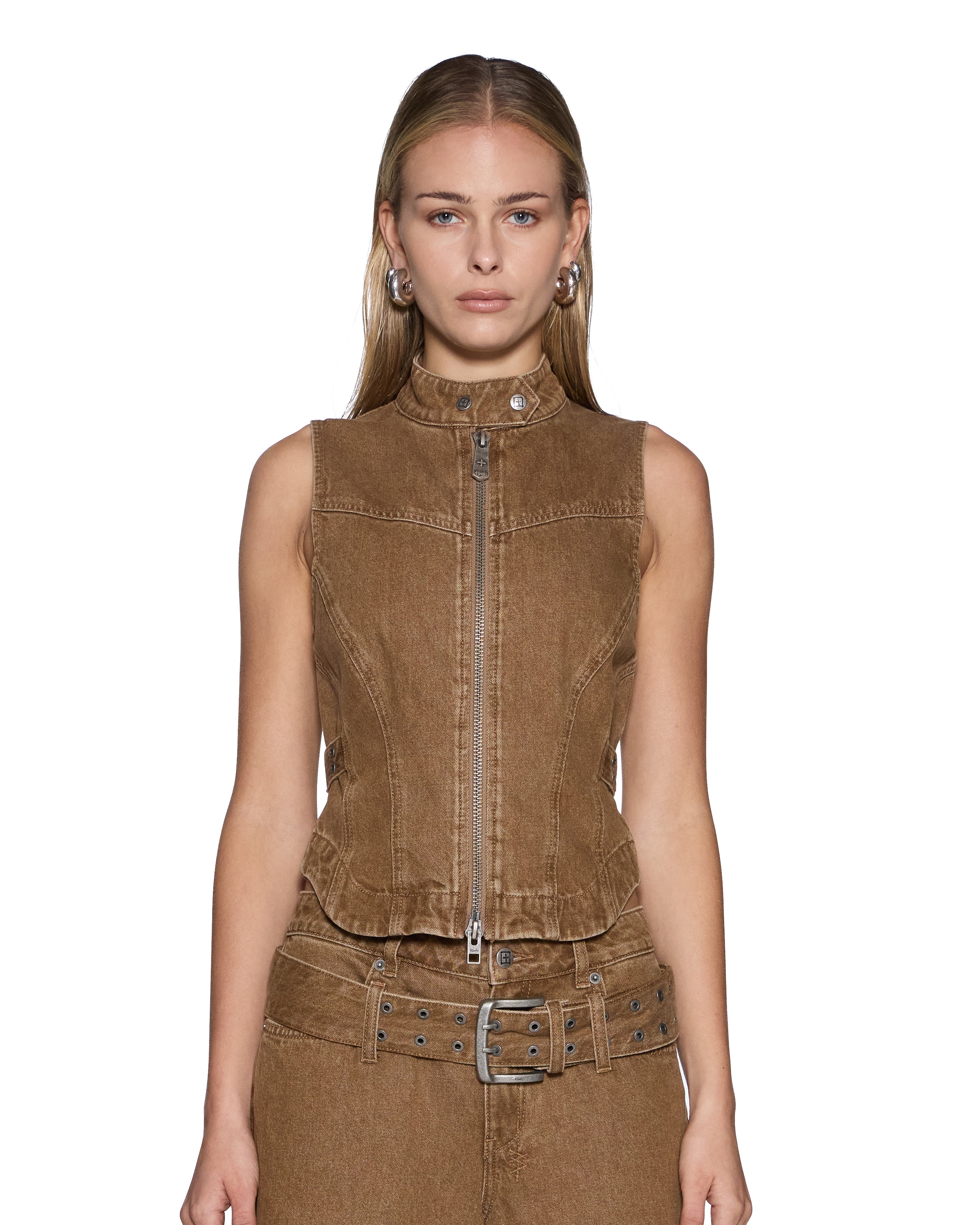 Ksubi - Paradigm Gilet - Rider Brown