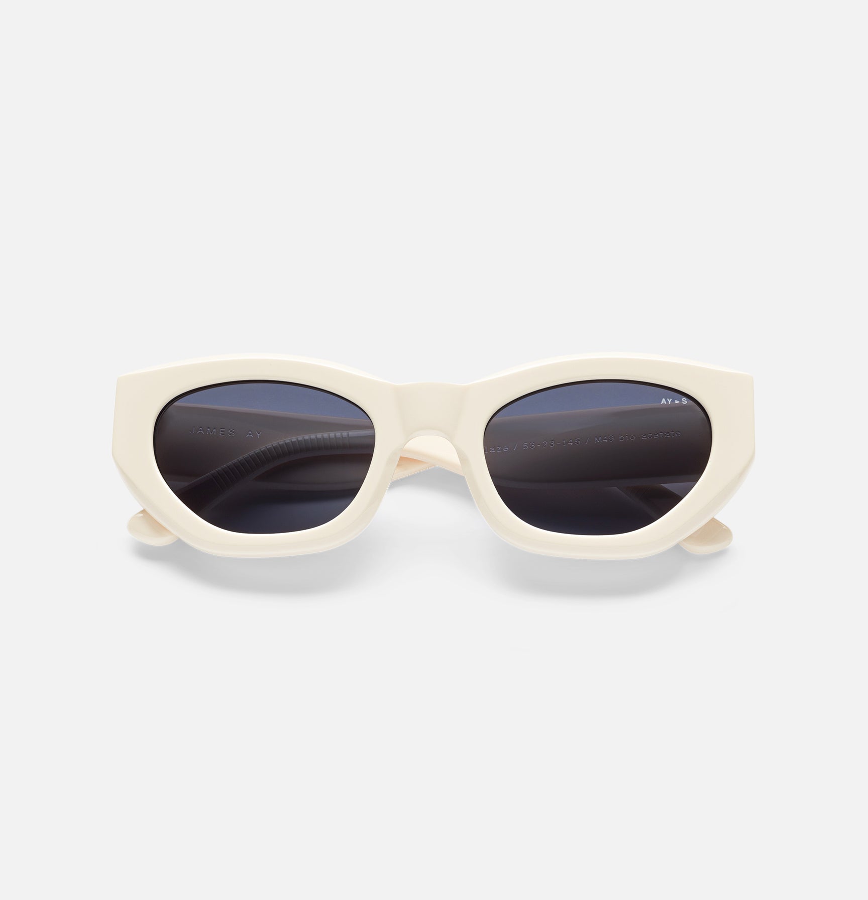 James Ay - Blaze Sunglasses - Solid Ivory