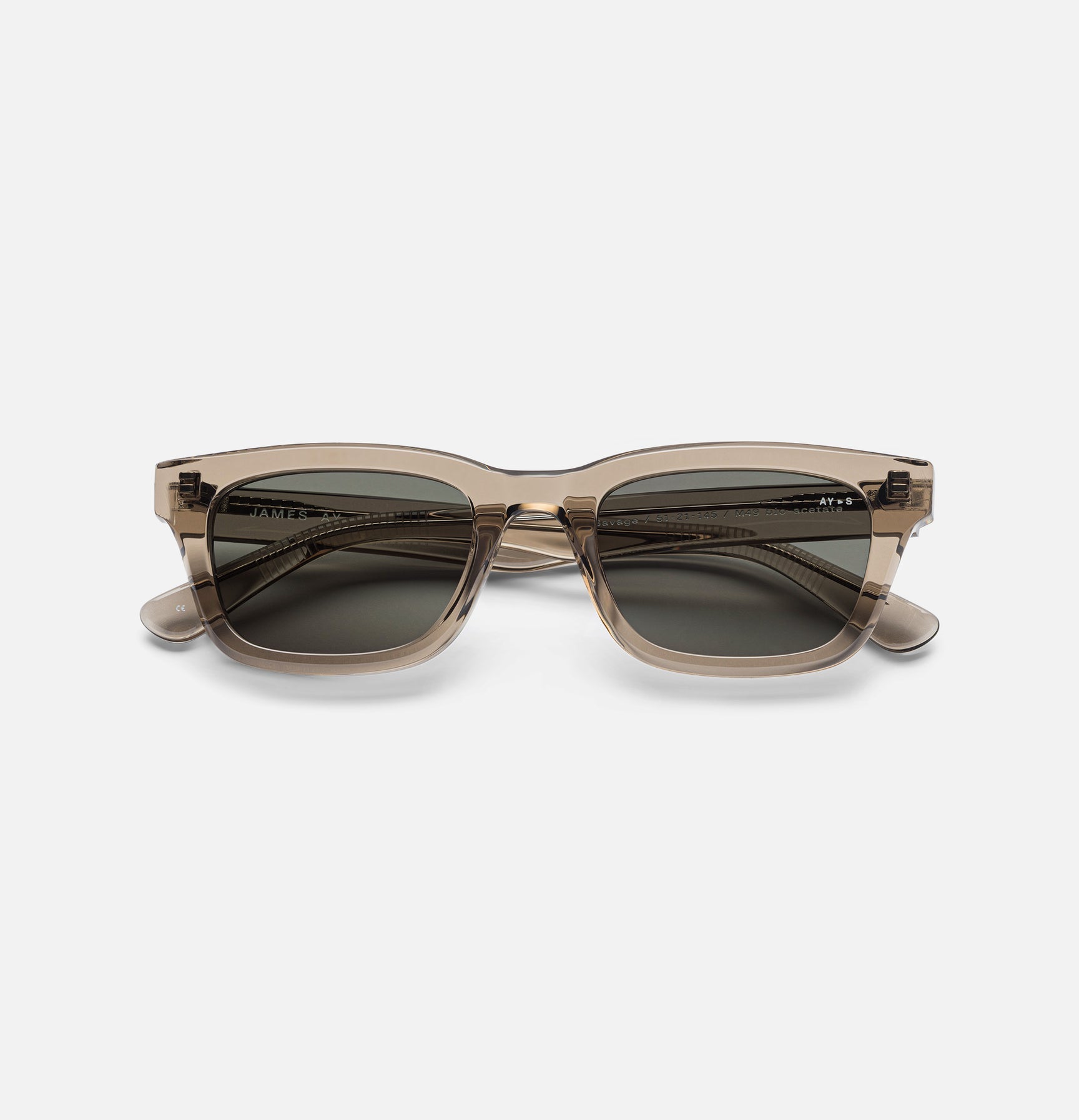 James Ay - Savage Sunglasses - Transparent Oyster