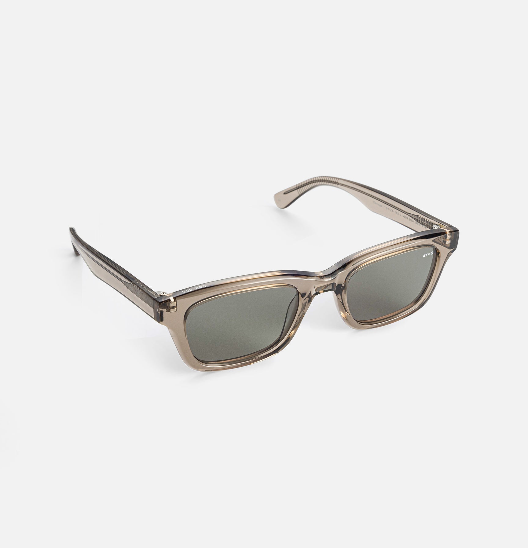 James Ay - Savage Sunglasses - Transparent Oyster