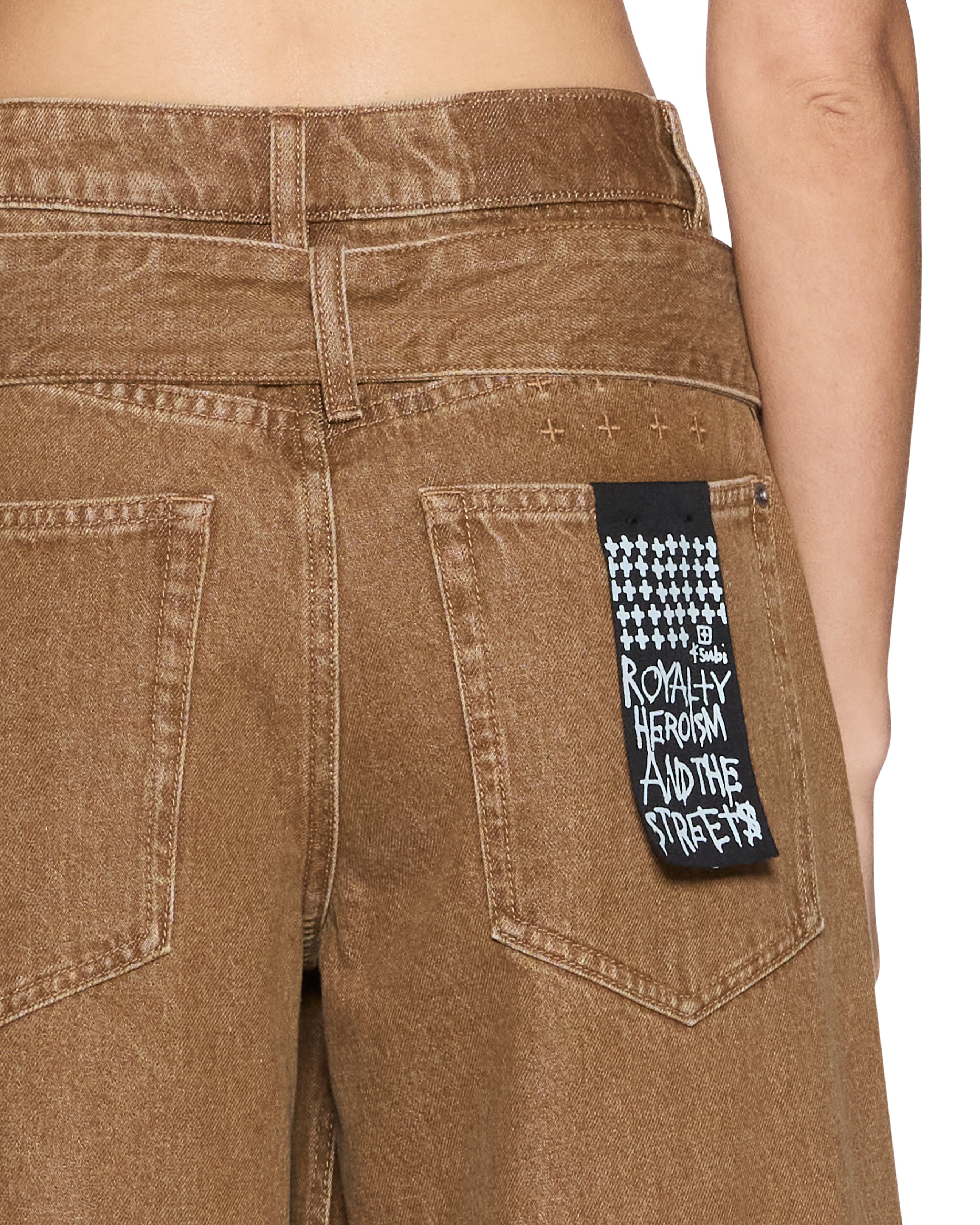 Ksubi - Boyfriend Belted Jean - Rider Brown